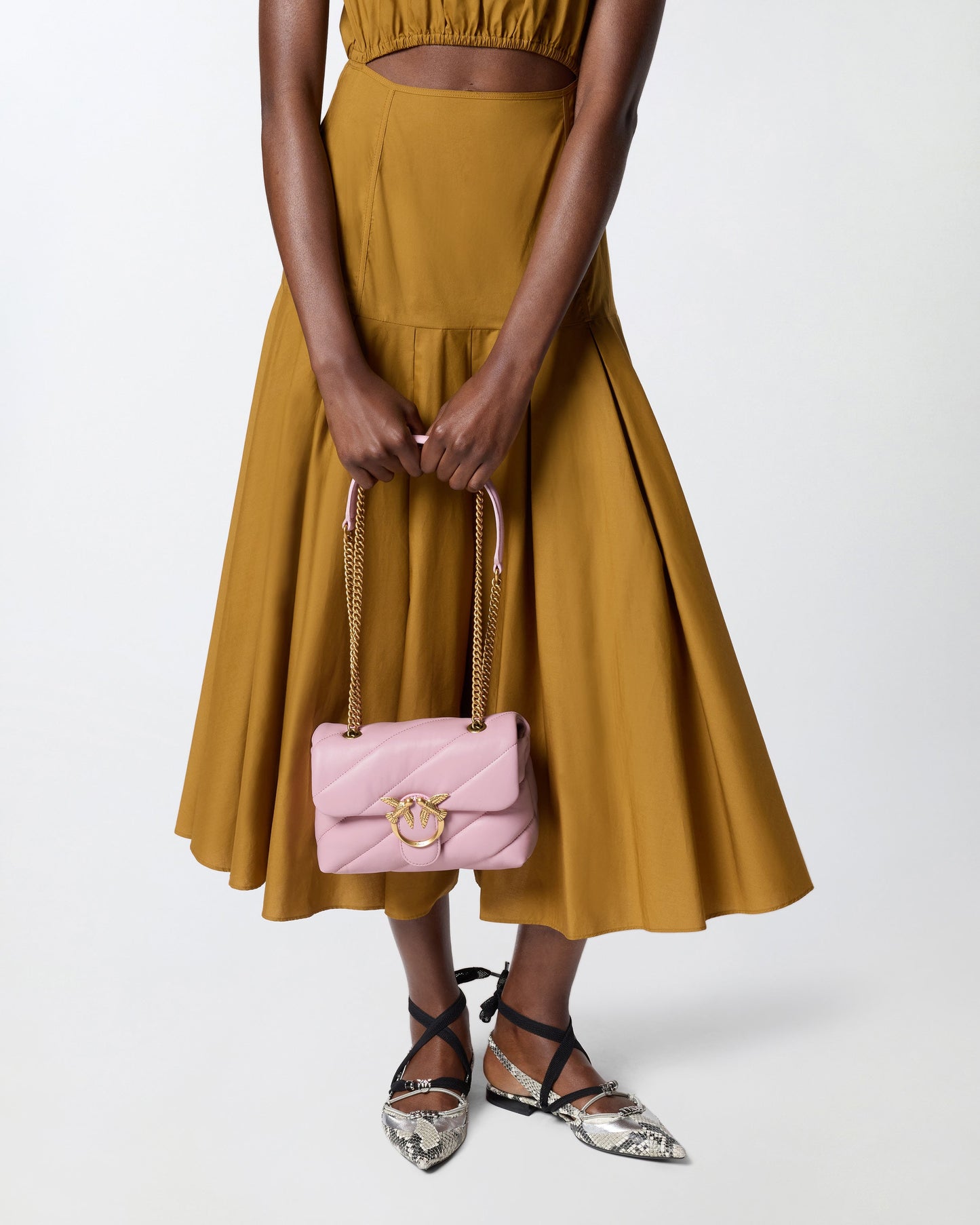Small shoulder bag Love Bag Puff Maxi Quilt