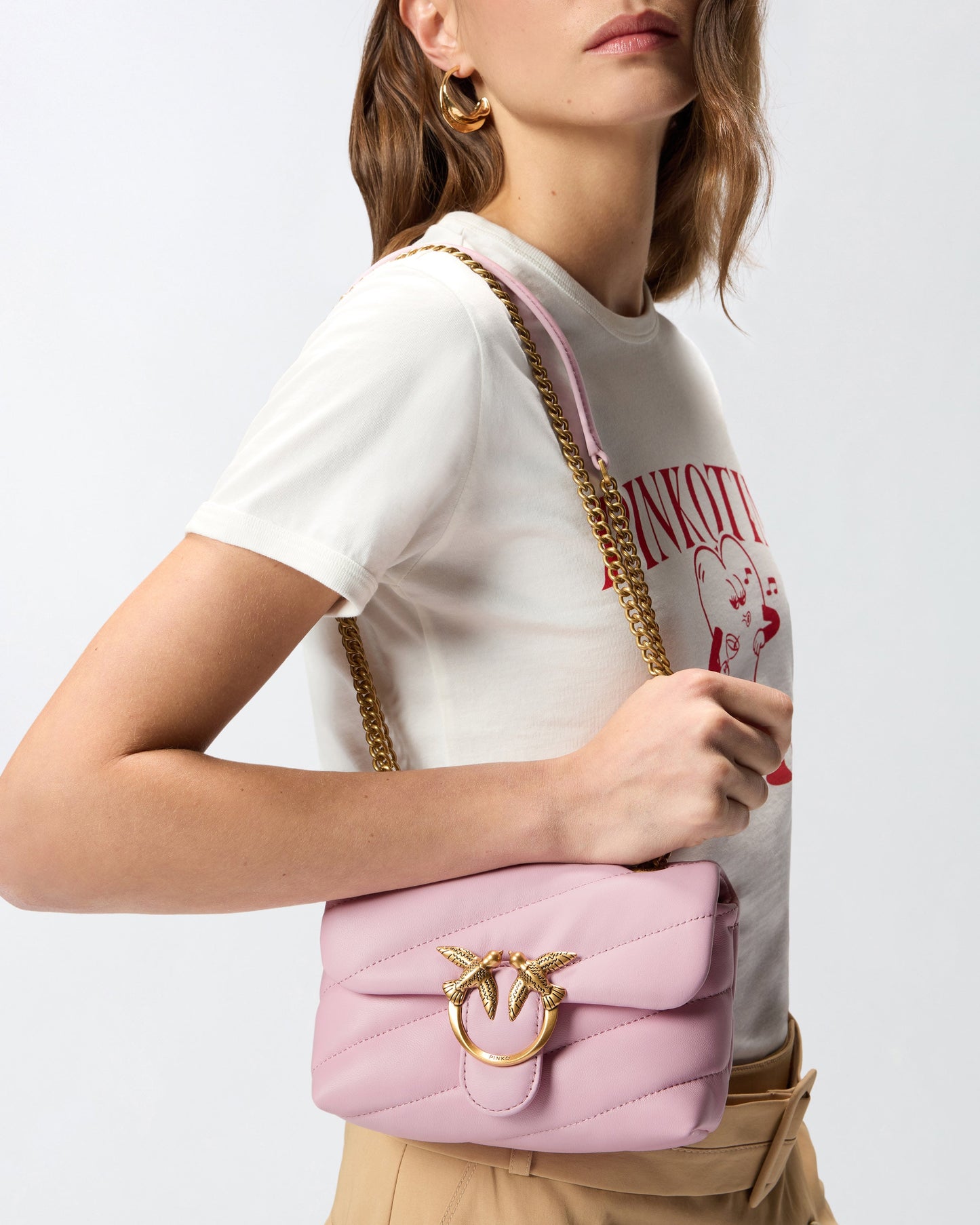 Baby shoulder bag Love Bag Puff Maxi Quilt