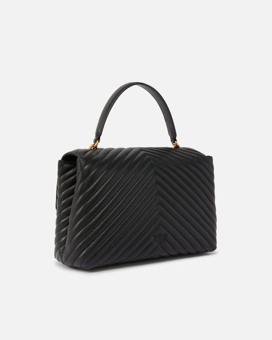 Large handbag Lady Love Bag Puff Chevron