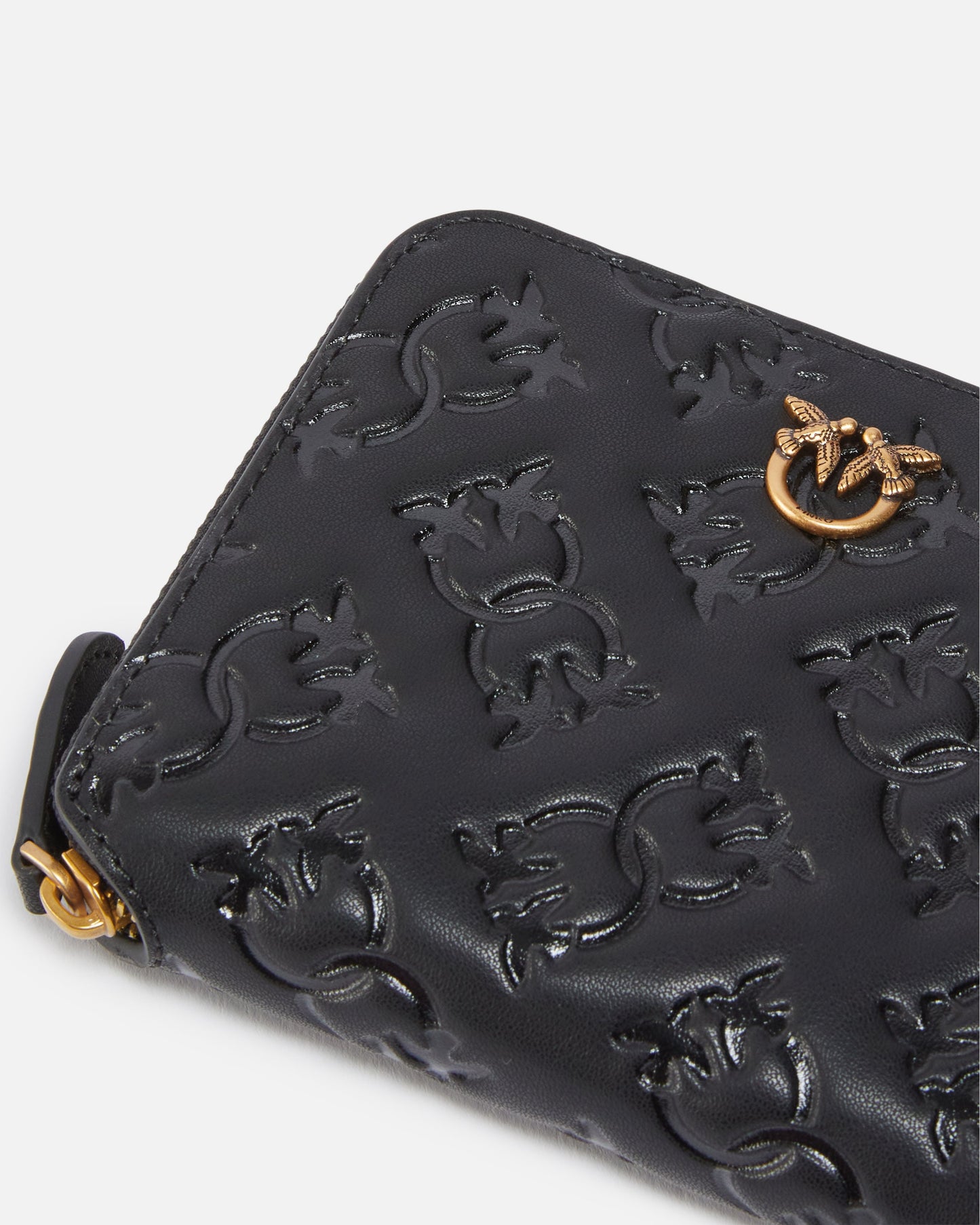 Square wallet in Monogram imprinted leather