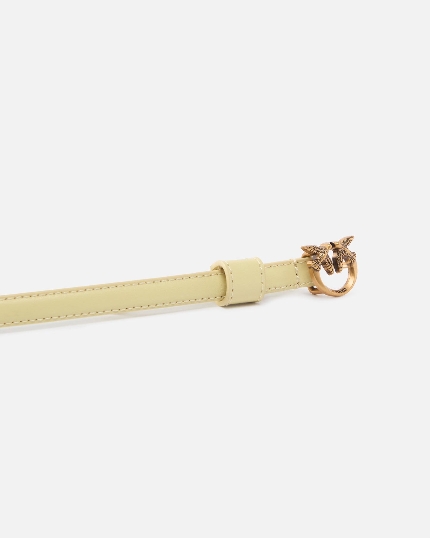 Thin belt with Love Birds buckle, 1cm