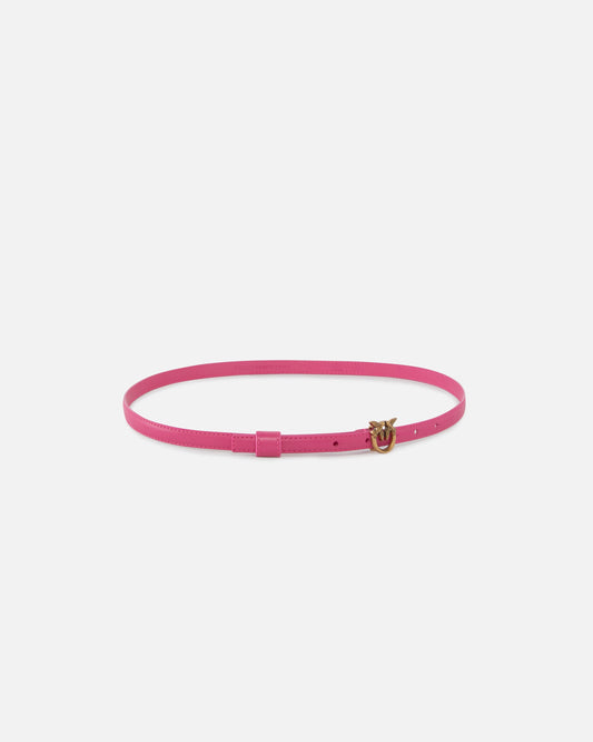 Thin belt with Love Birds buckle, 1cm