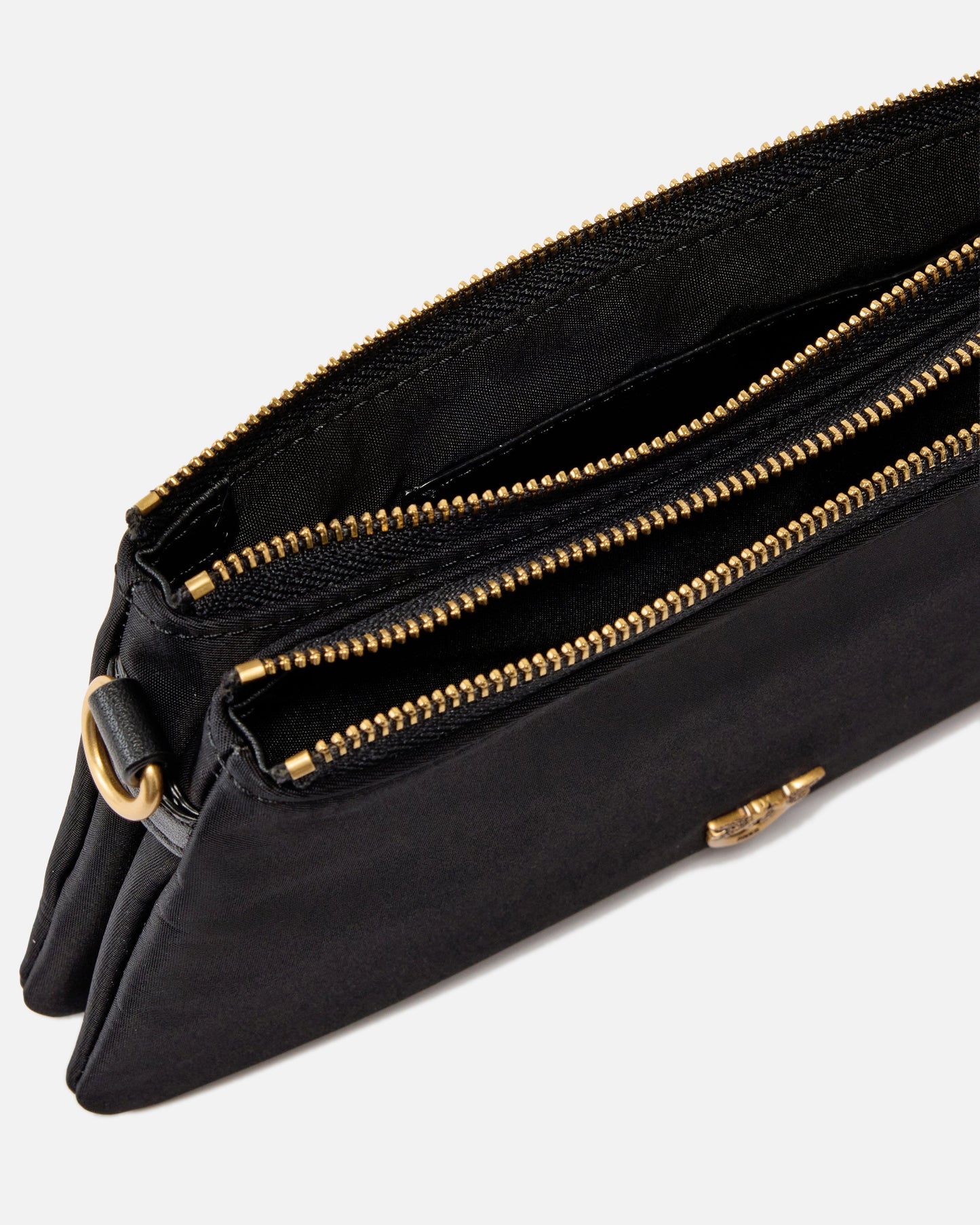 Double Bag Mini small crossbody bag in nylon