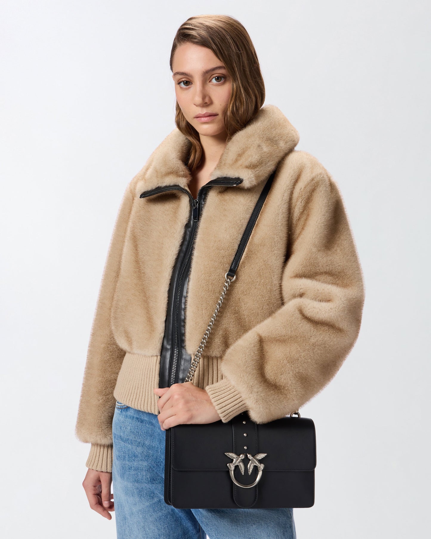 Love Bag One medium handbag in leather