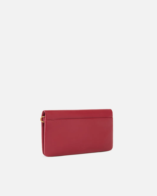 Love Bag Click Soft Horizontal Mini small crossbody clutch in leather