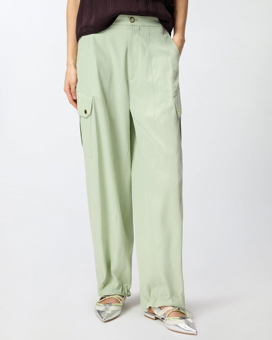 Flowing cotton trousers