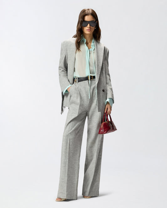 Transparent shirt in chiffon
