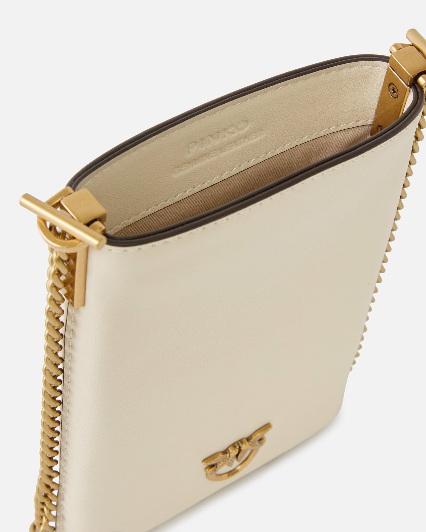 Leather smartphone case with shoulder strap