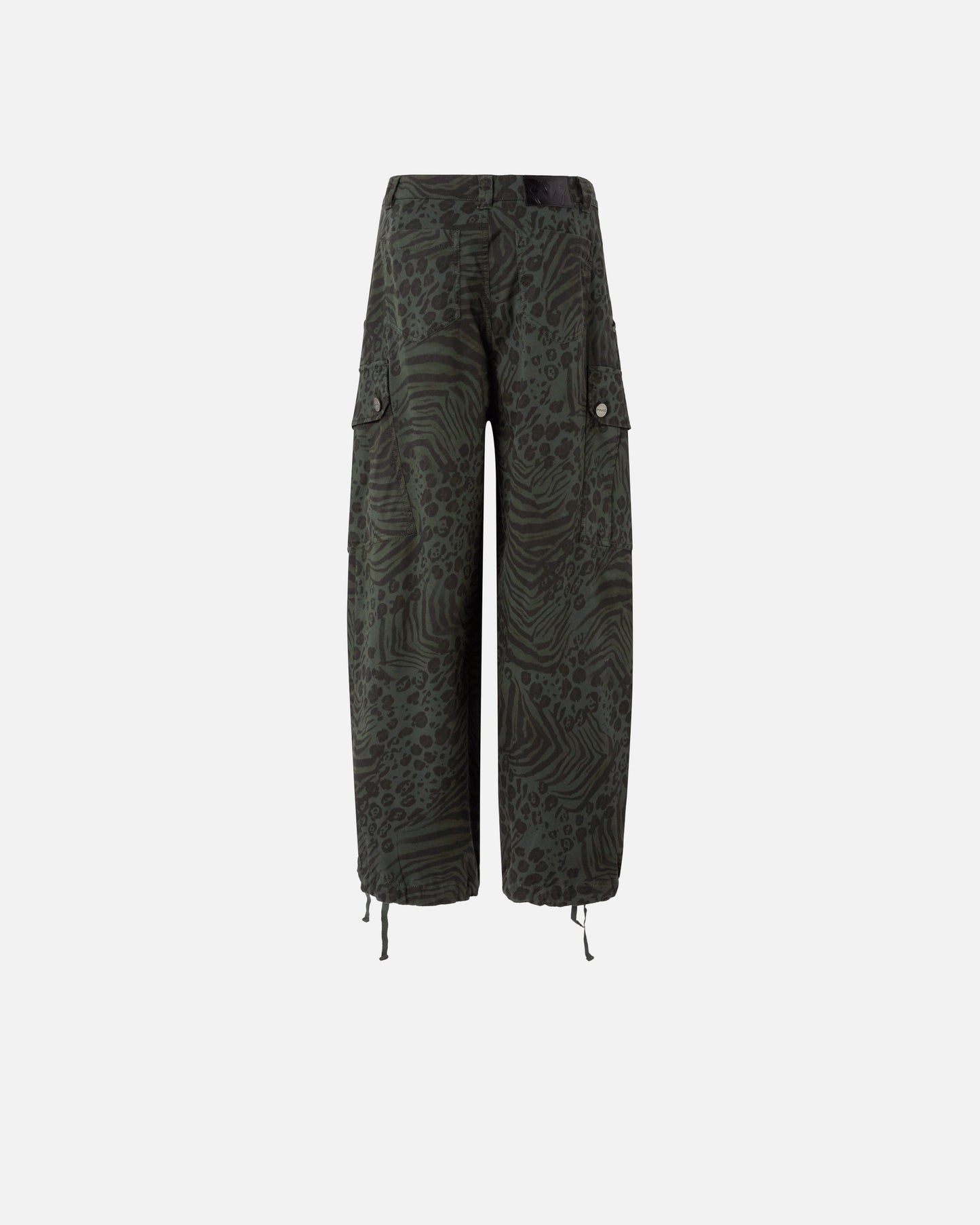 Balloon trousers with animal motif