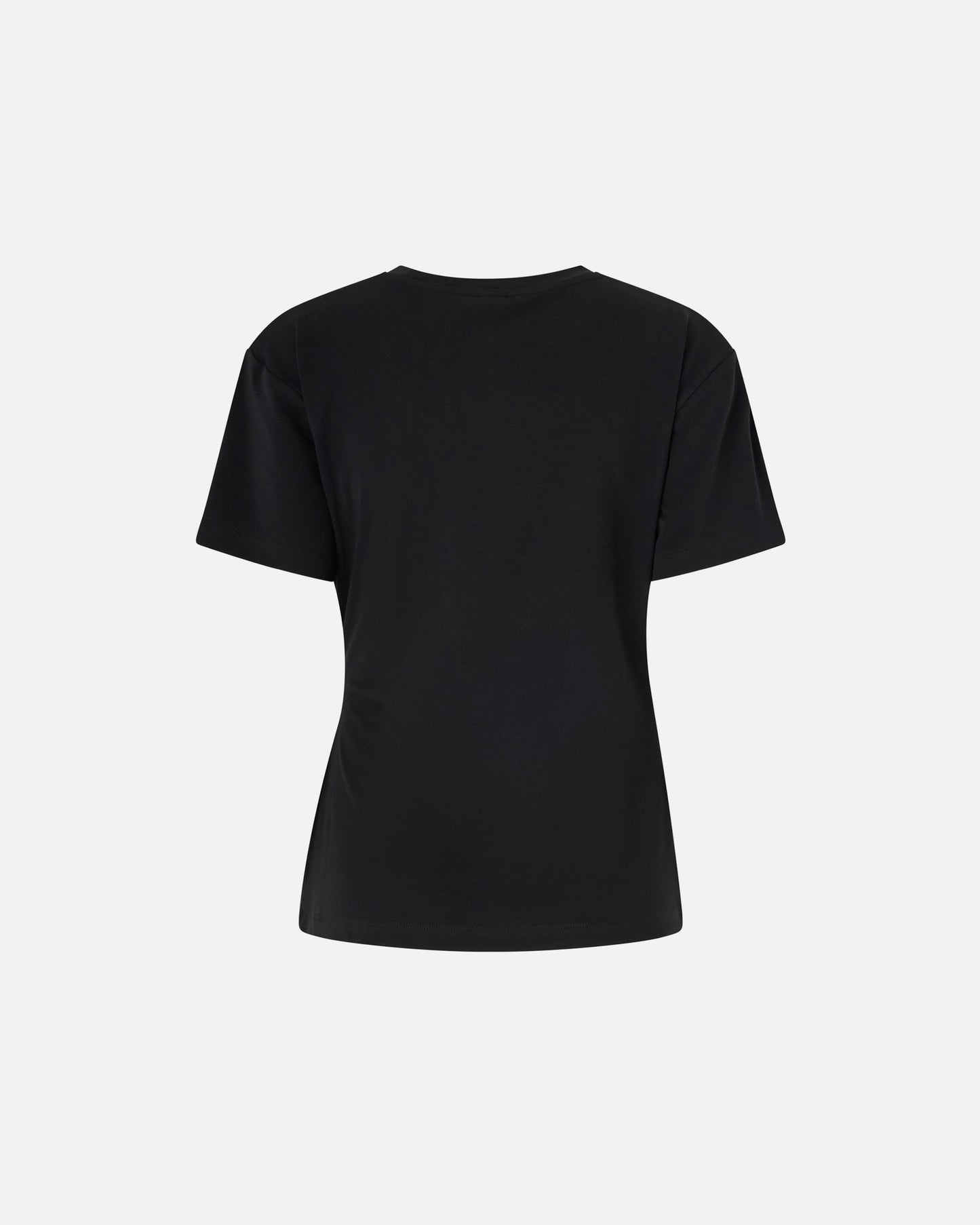 T-shirt with draping and gold detail