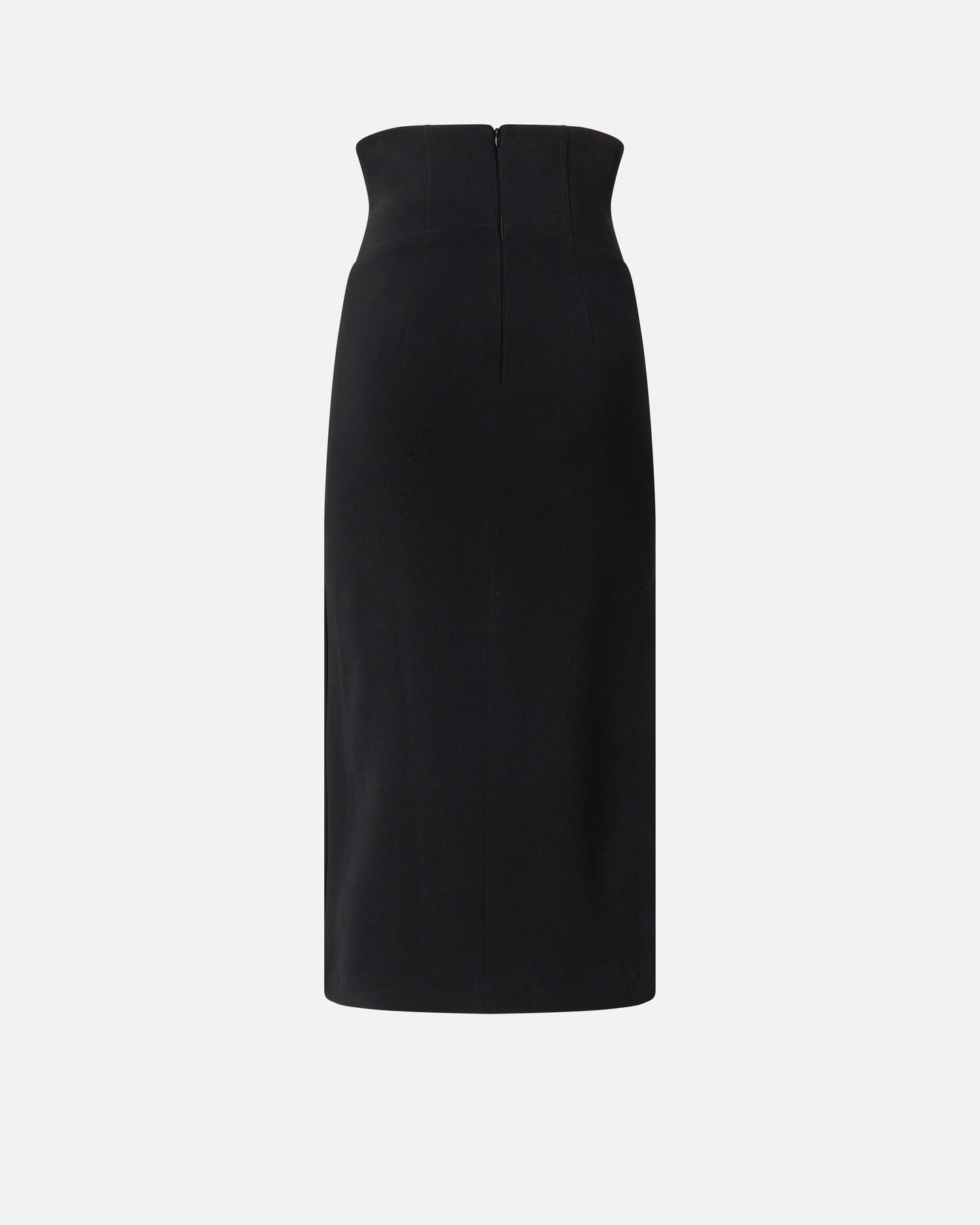 Midi skirt with bodice waist