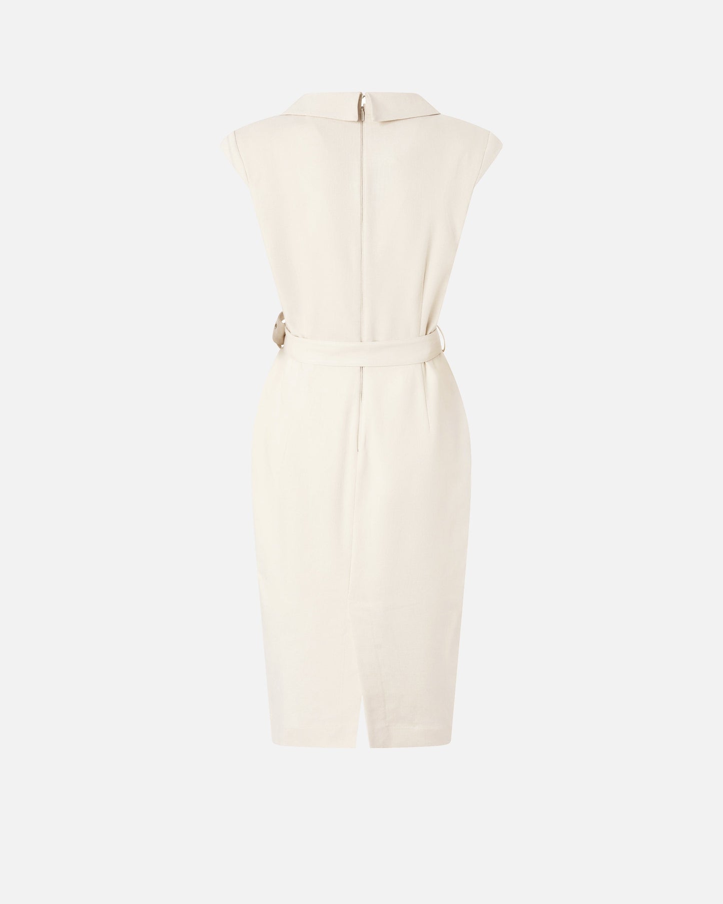 Midi wrap dress with belt