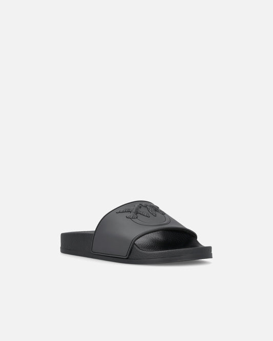 Rubber slip-on sandals with Love Birds maxi logo