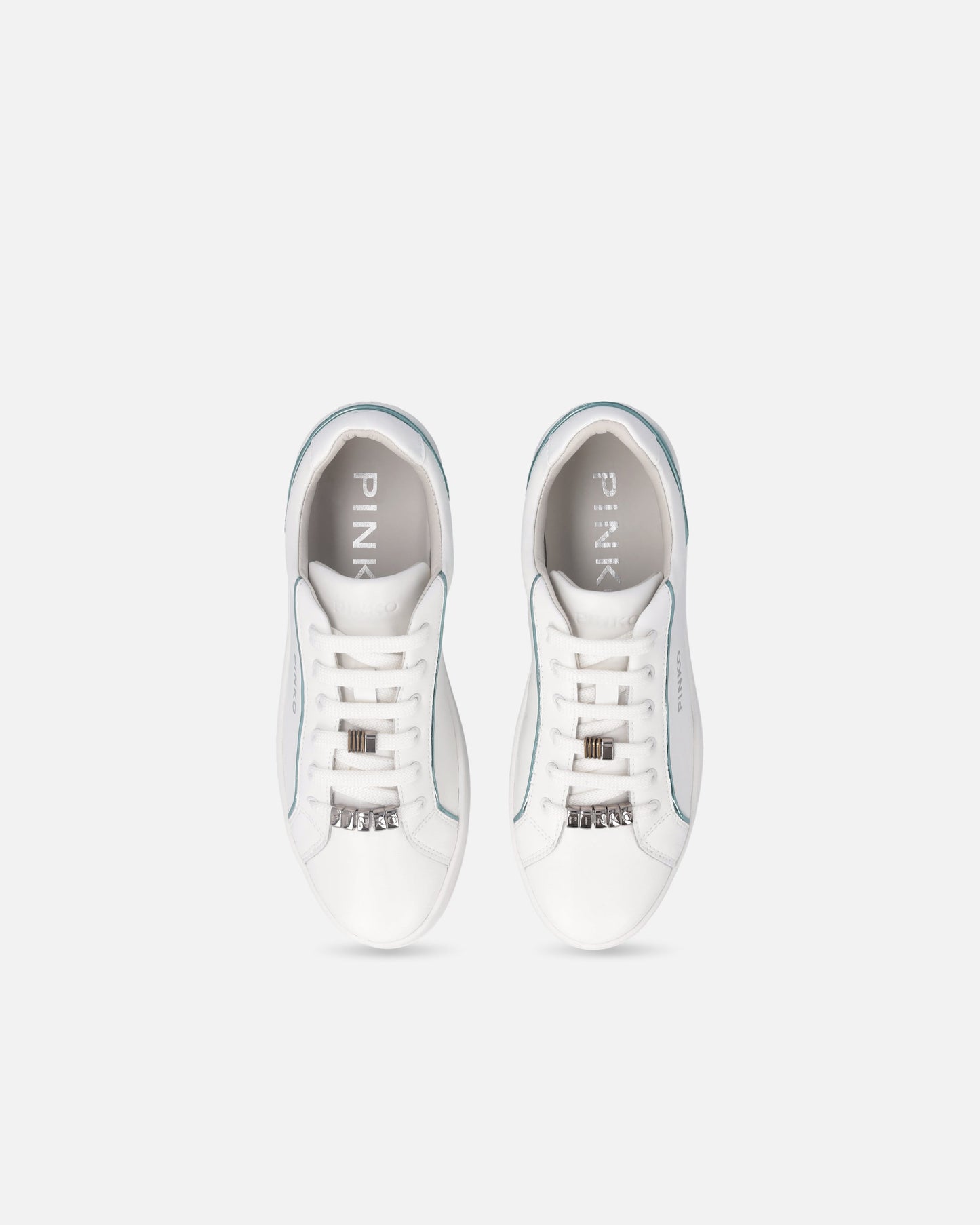 Leather sneakers with logo