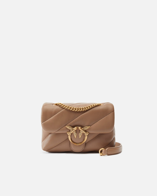 Small shoulder bag Love Bag Puff Maxi Quilt