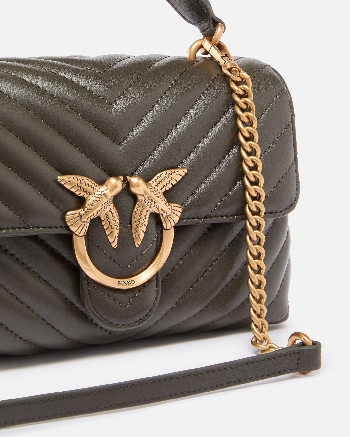 Mini handbag Lady Love Bag Puff Chevron
