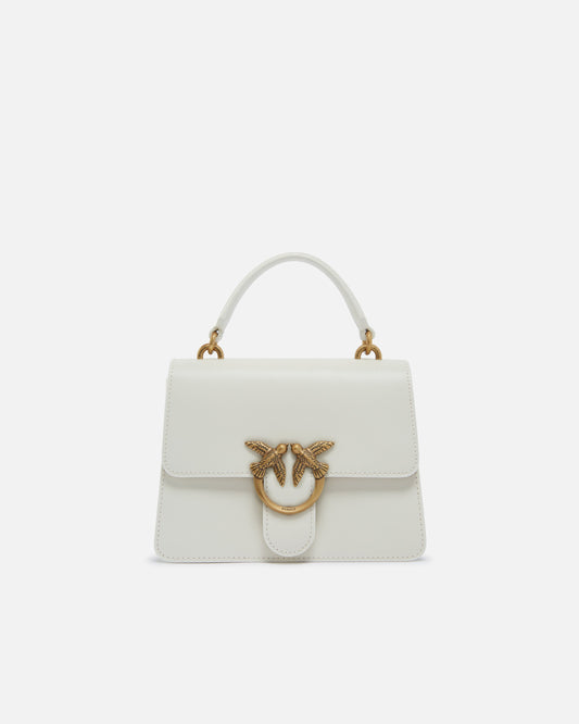 Mini handbag Love Bag Top Handle in leather