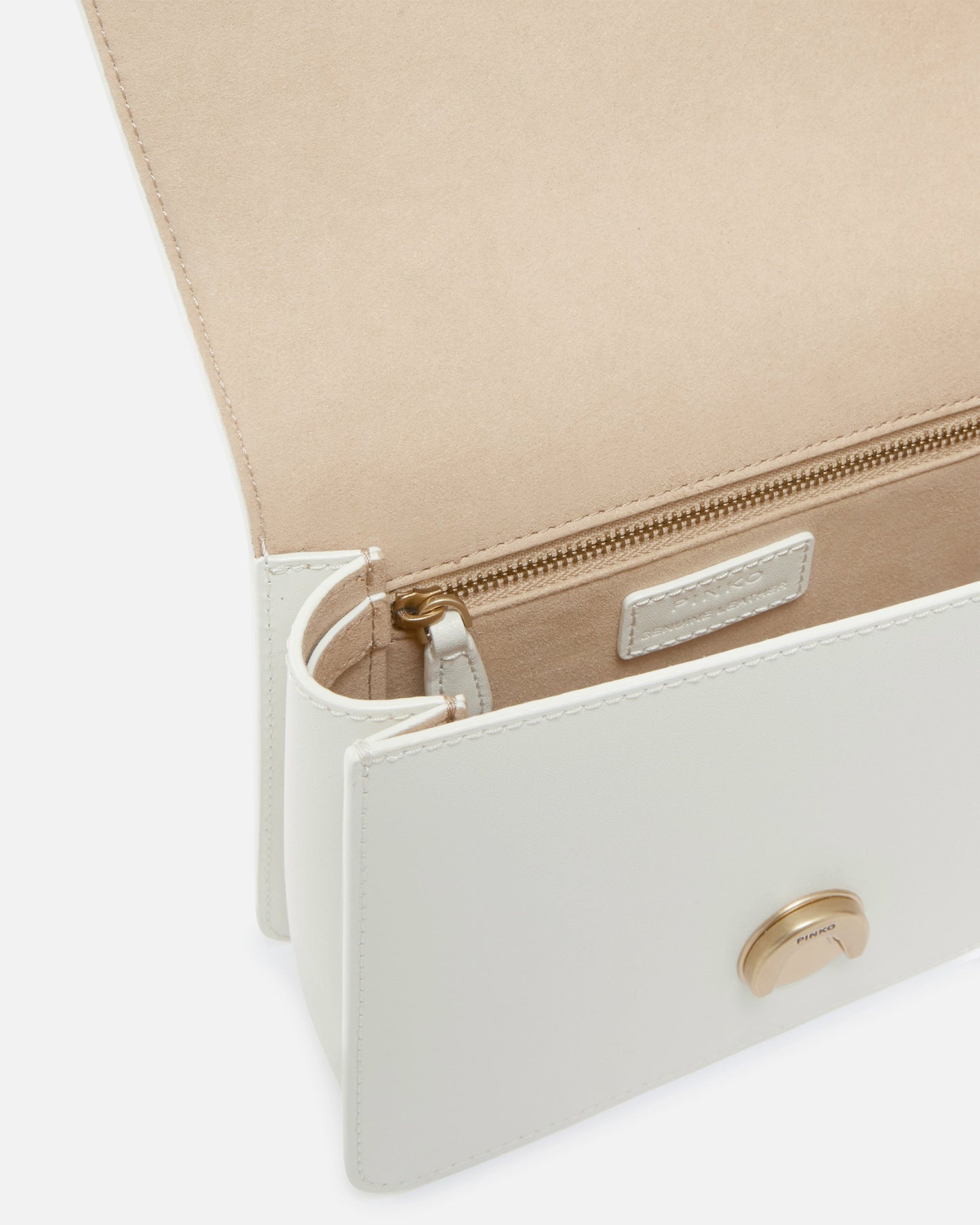 Mini handbag Love Bag Top Handle in leather