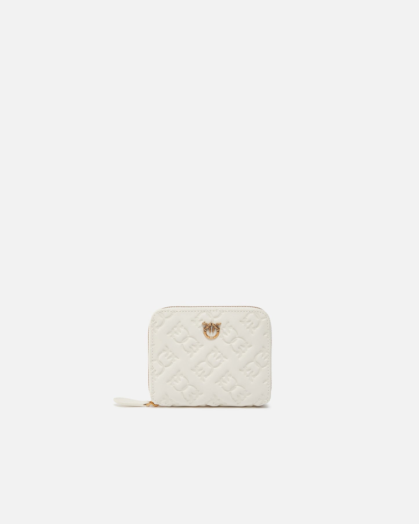 Square wallet in Monogram imprinted leather
