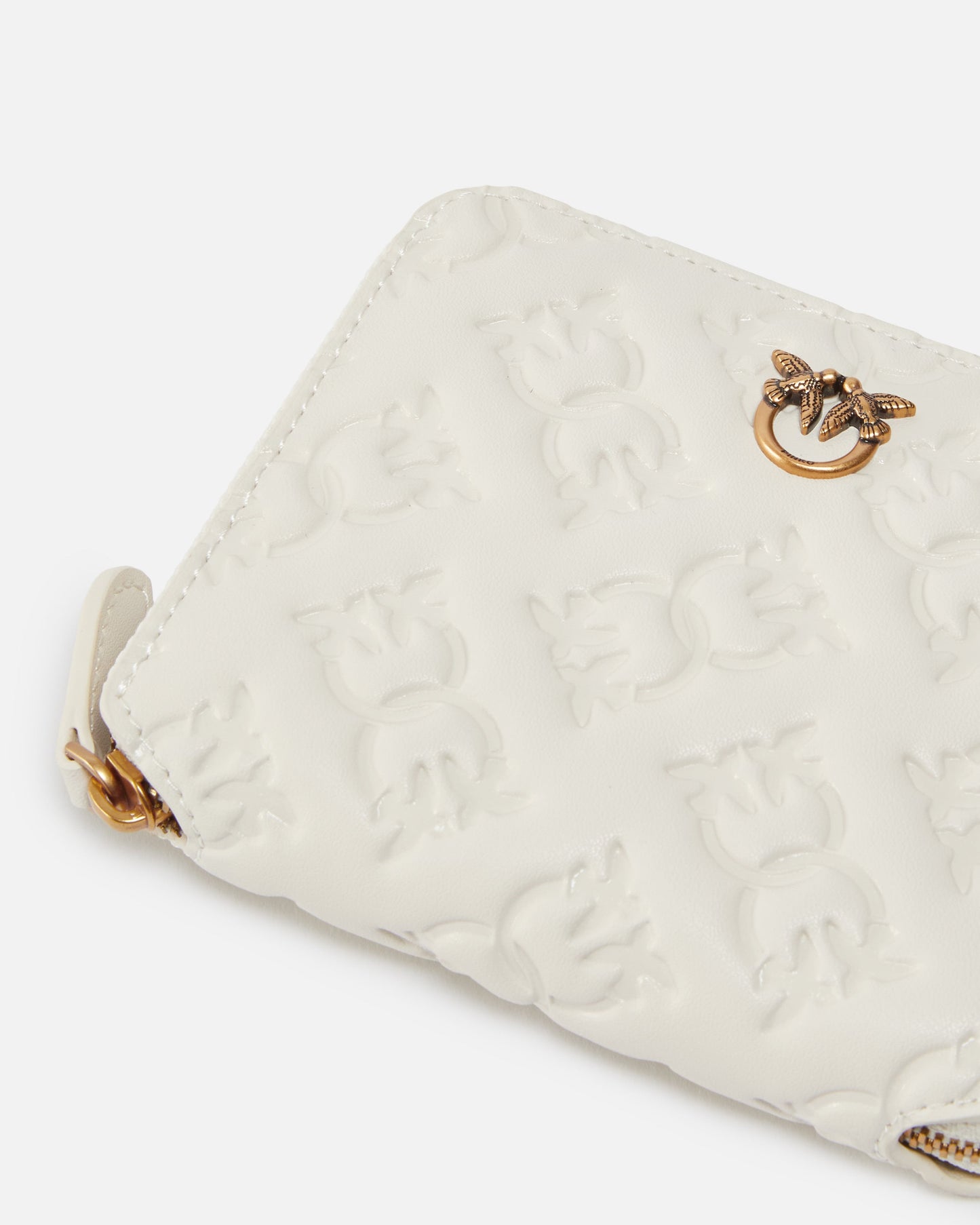 Square wallet in Monogram imprinted leather