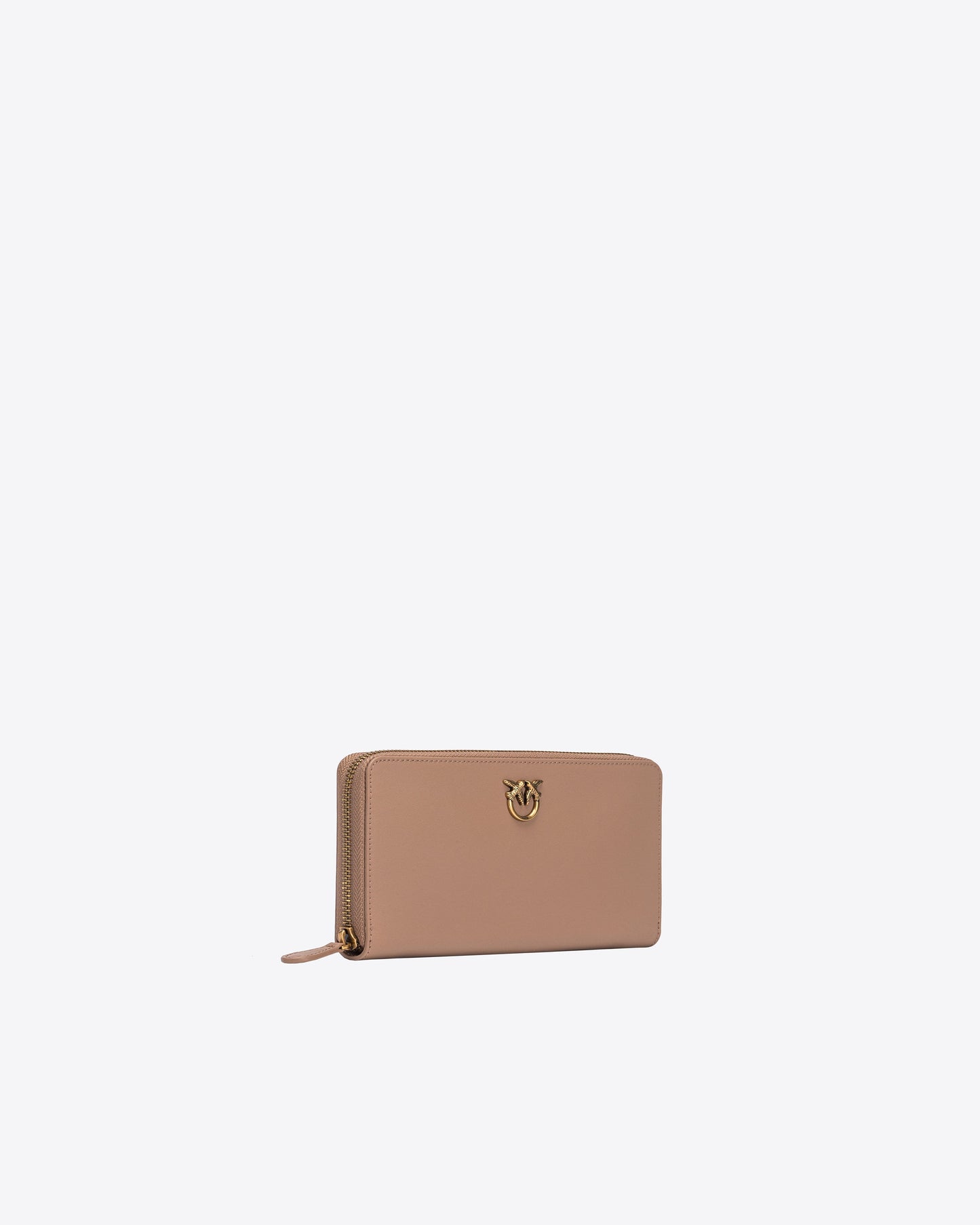 Zip-around leather purse
