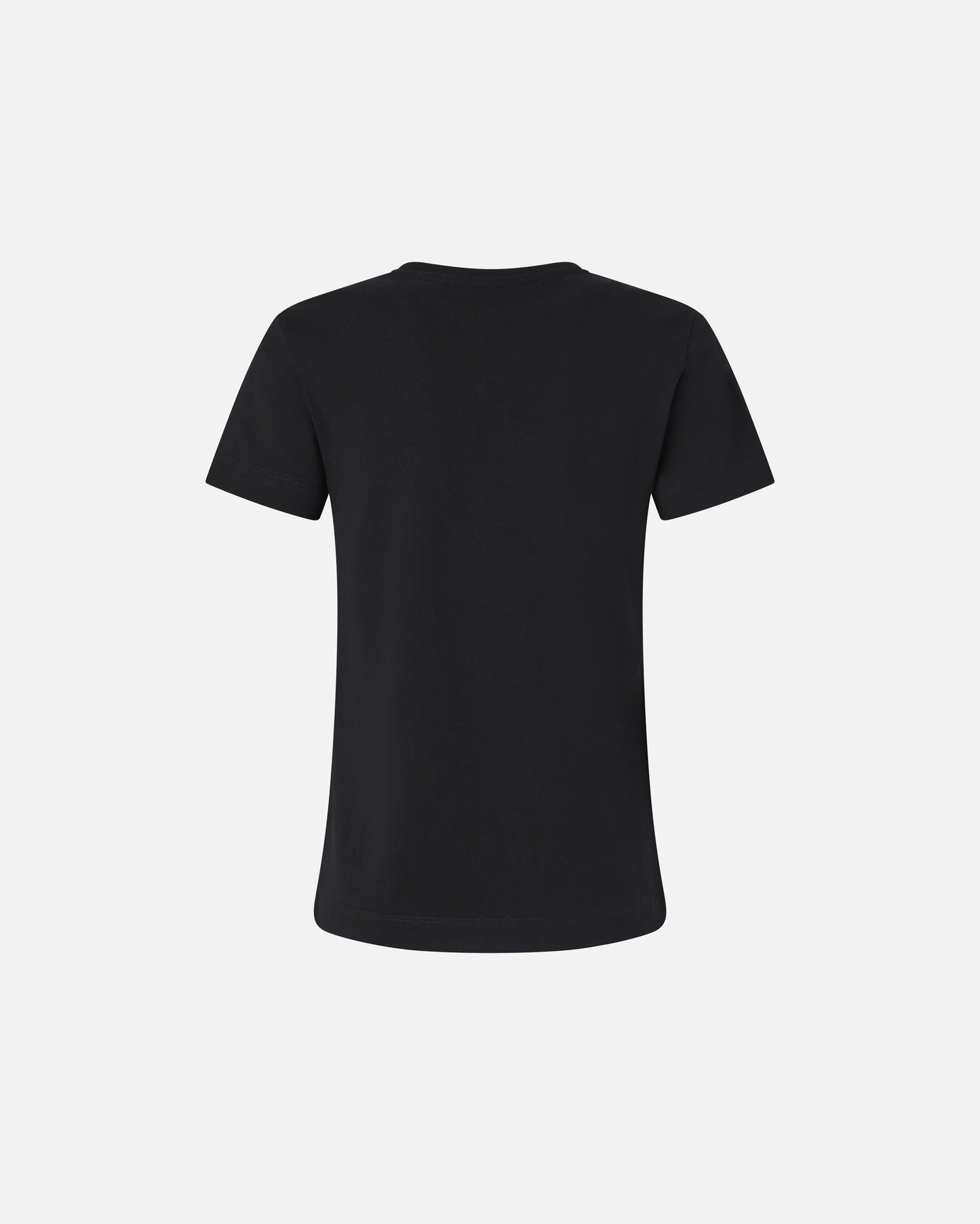 Short-sleeved T-shirt with embroidered logo