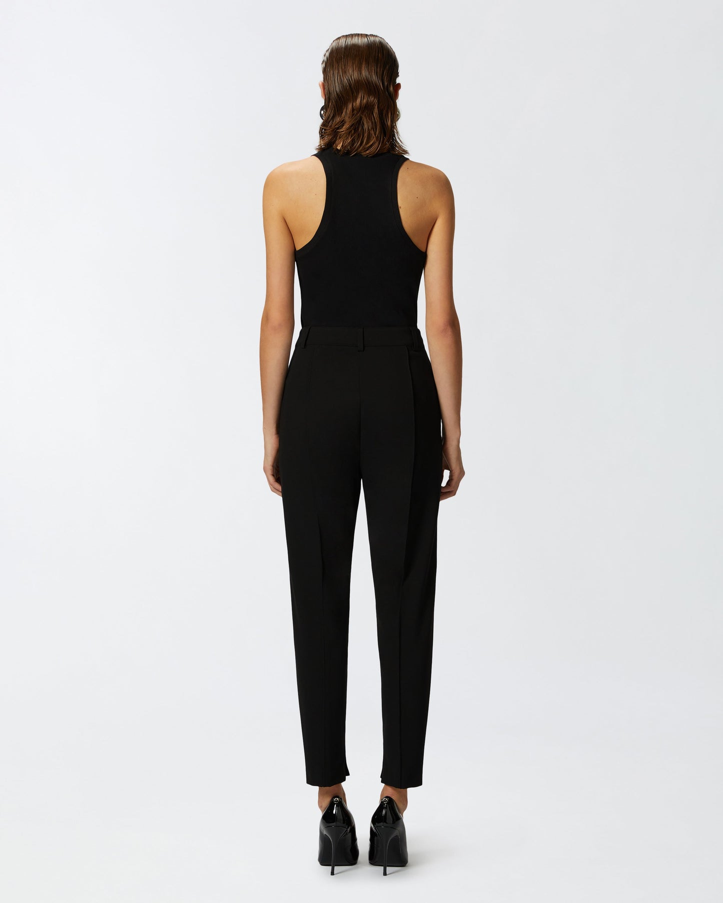Ribbed top with logo