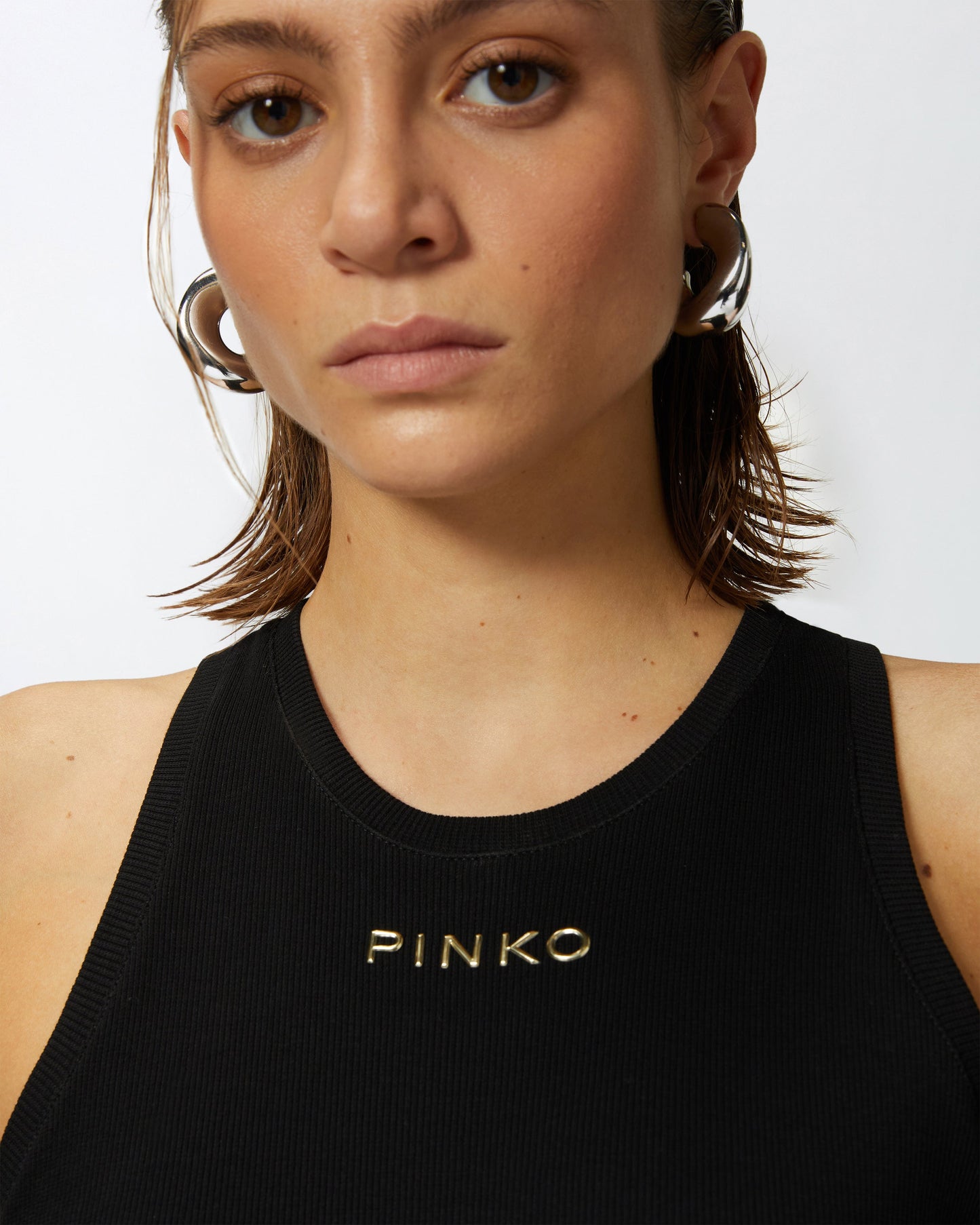 Ribbed top with logo