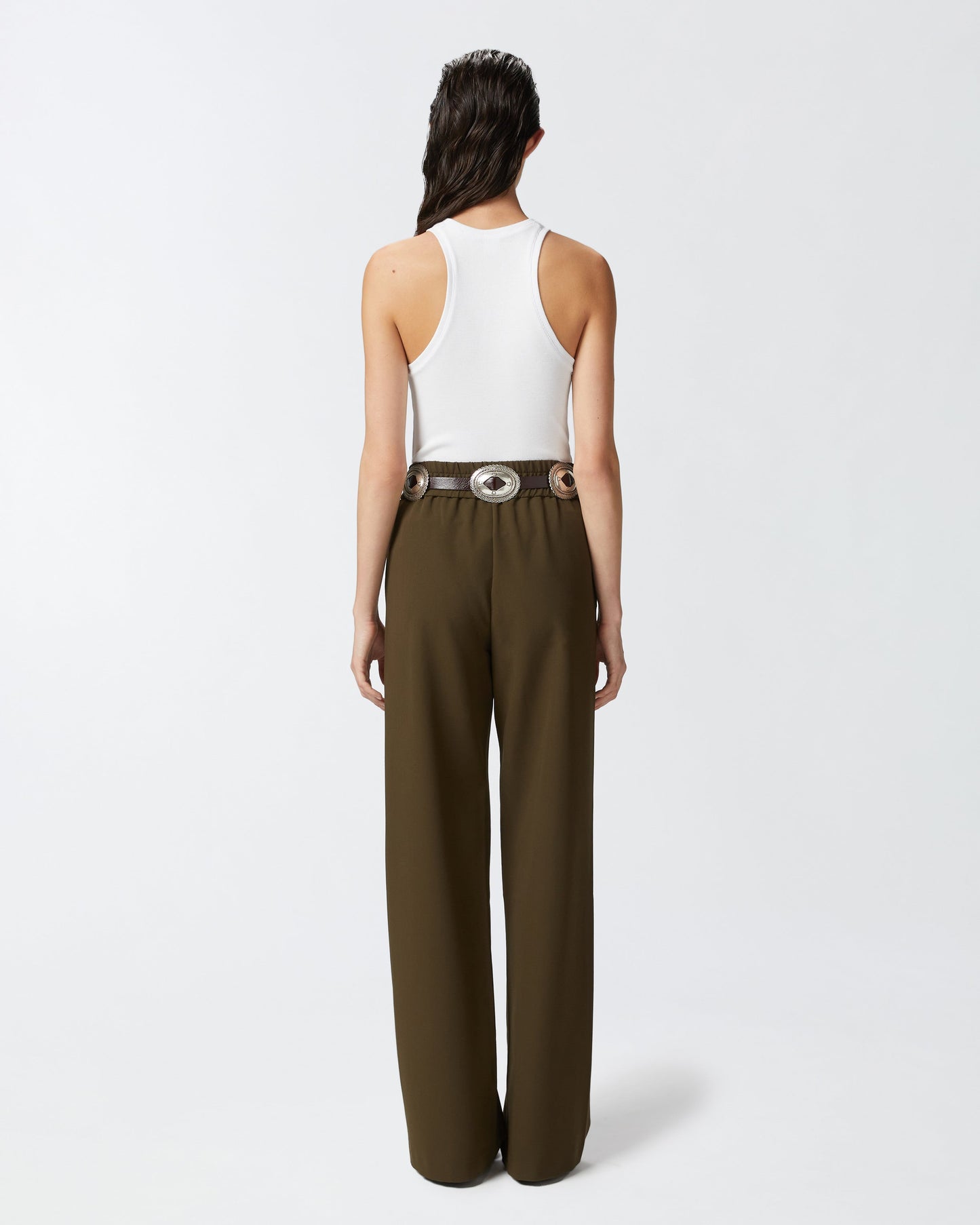 Ribbed camisole top with logo
