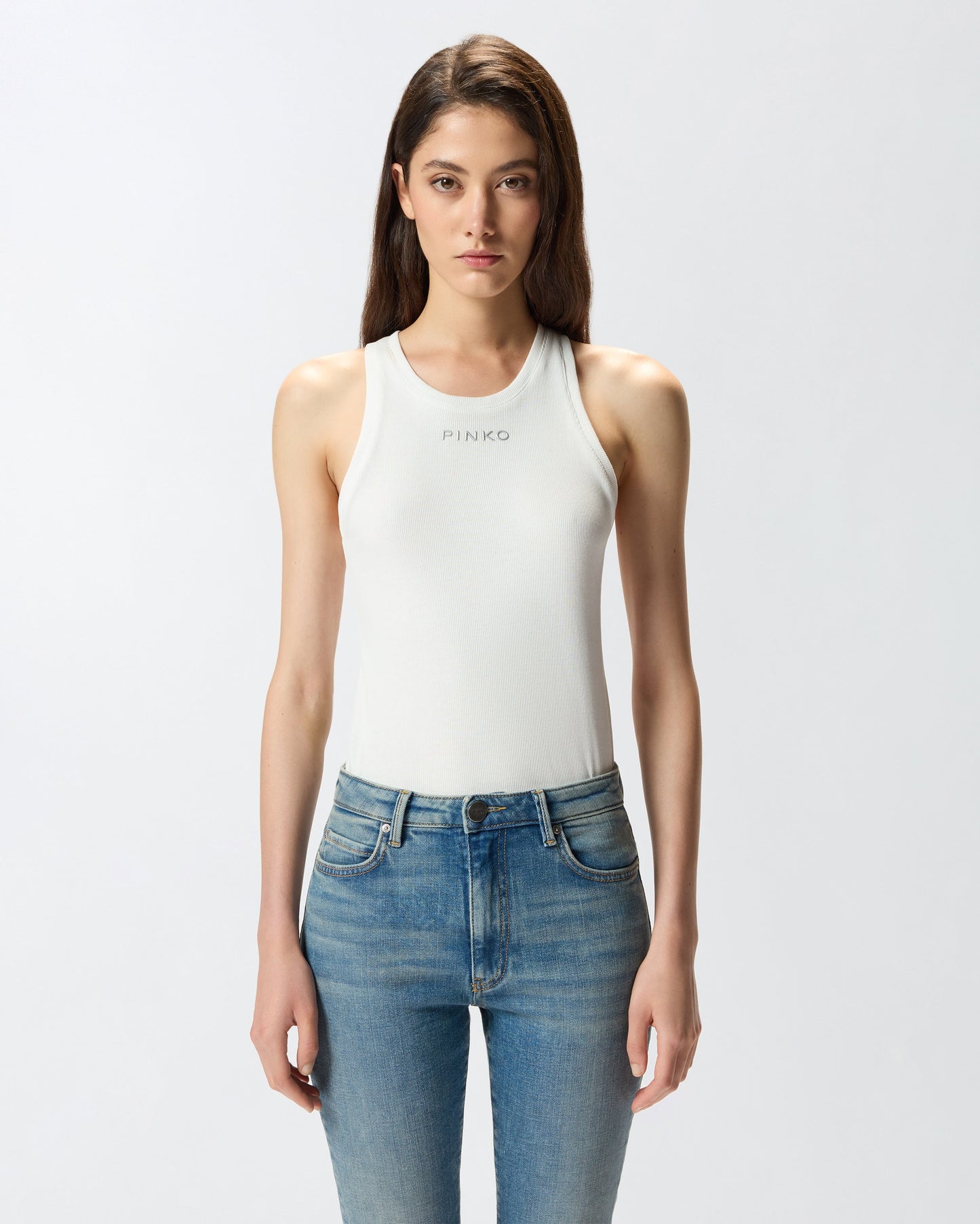 Ribbed vest top