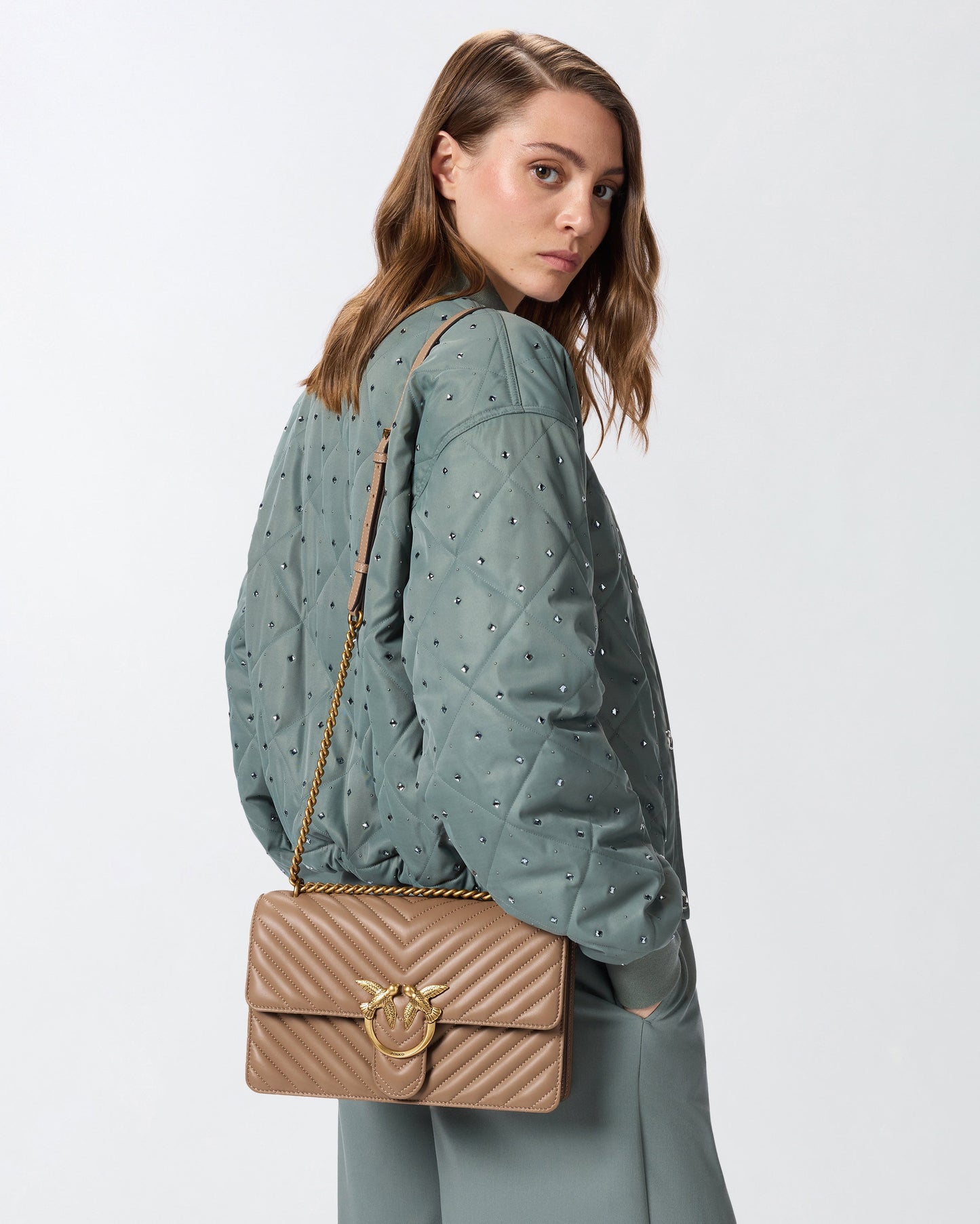 Medium shoulder bag Love Bag One Chevron