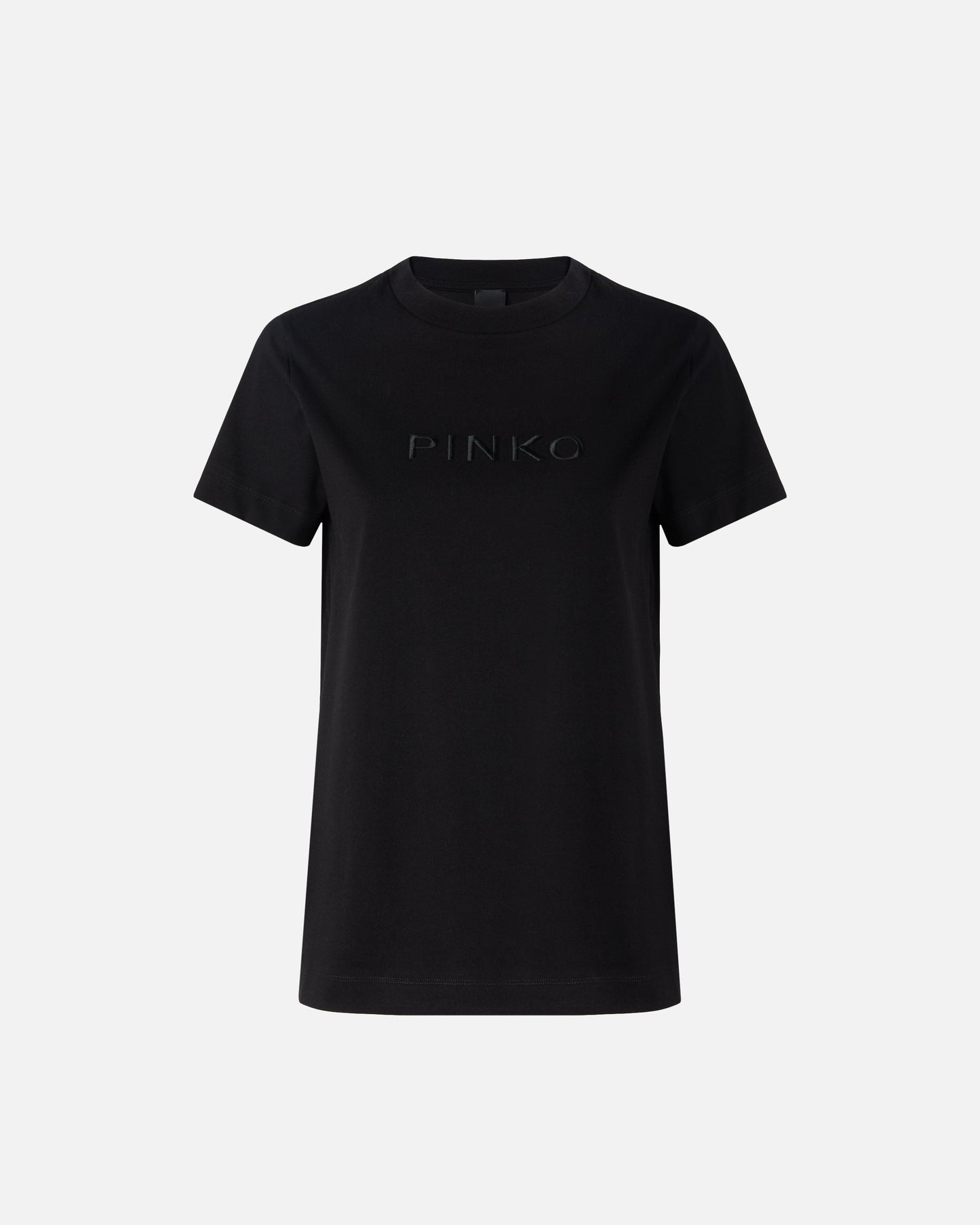 T-shirt with logo embroidery