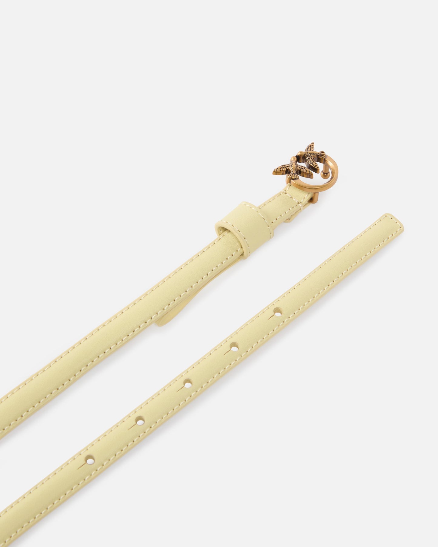 Thin belt with Love Birds buckle, 1cm