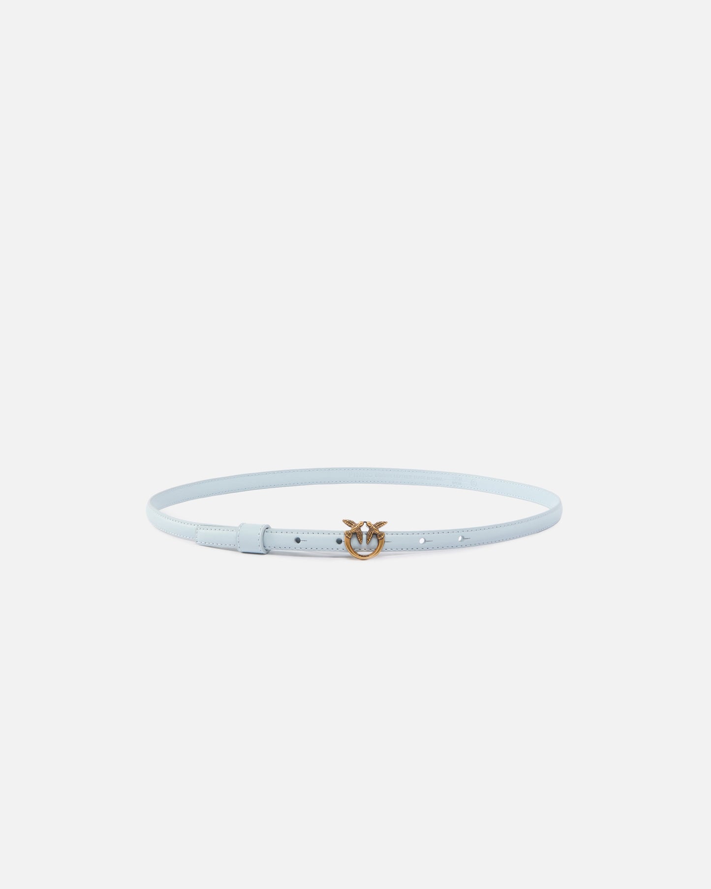 Thin belt with Love Birds buckle, 1cm