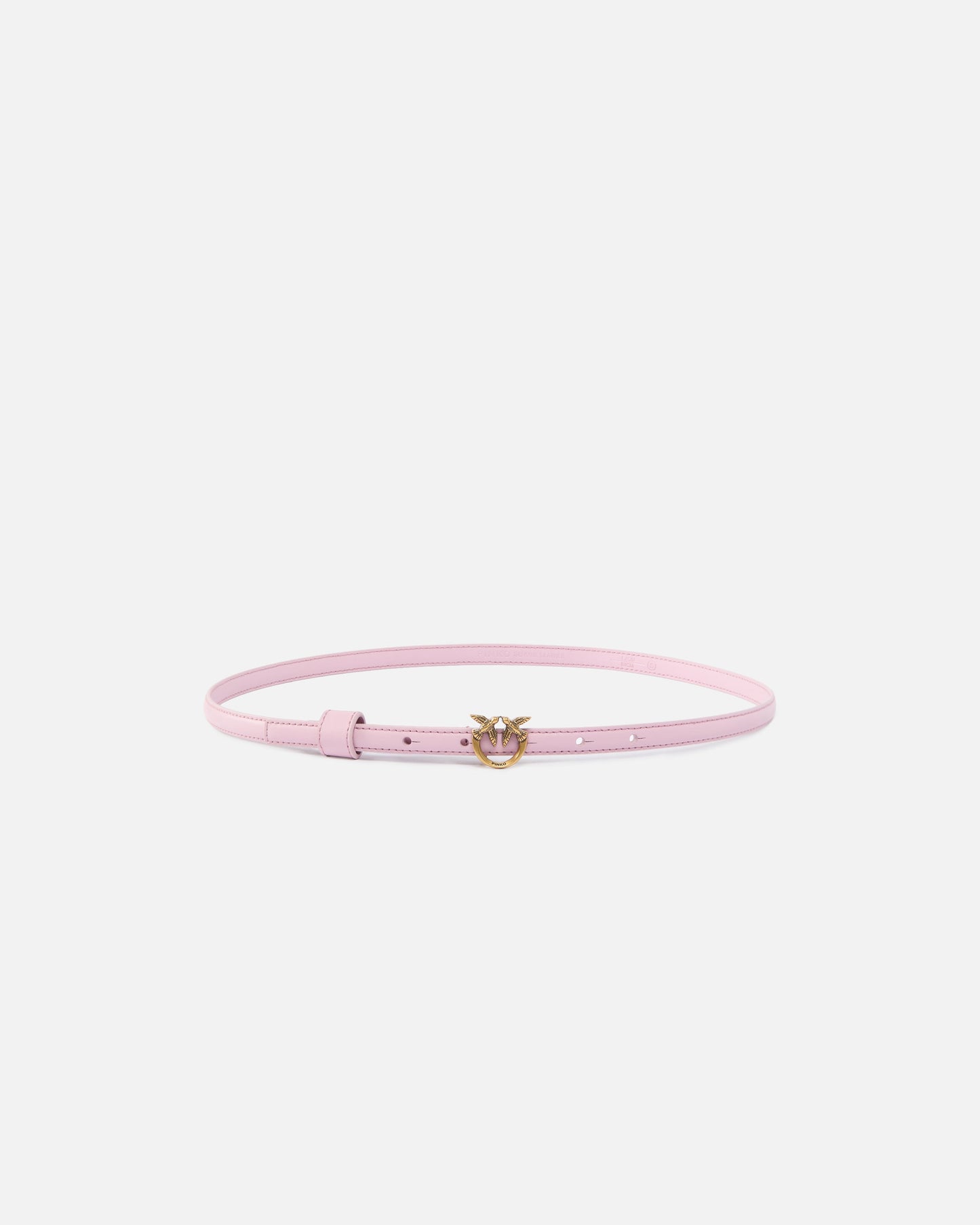 Thin belt with Love Birds buckle, 1cm