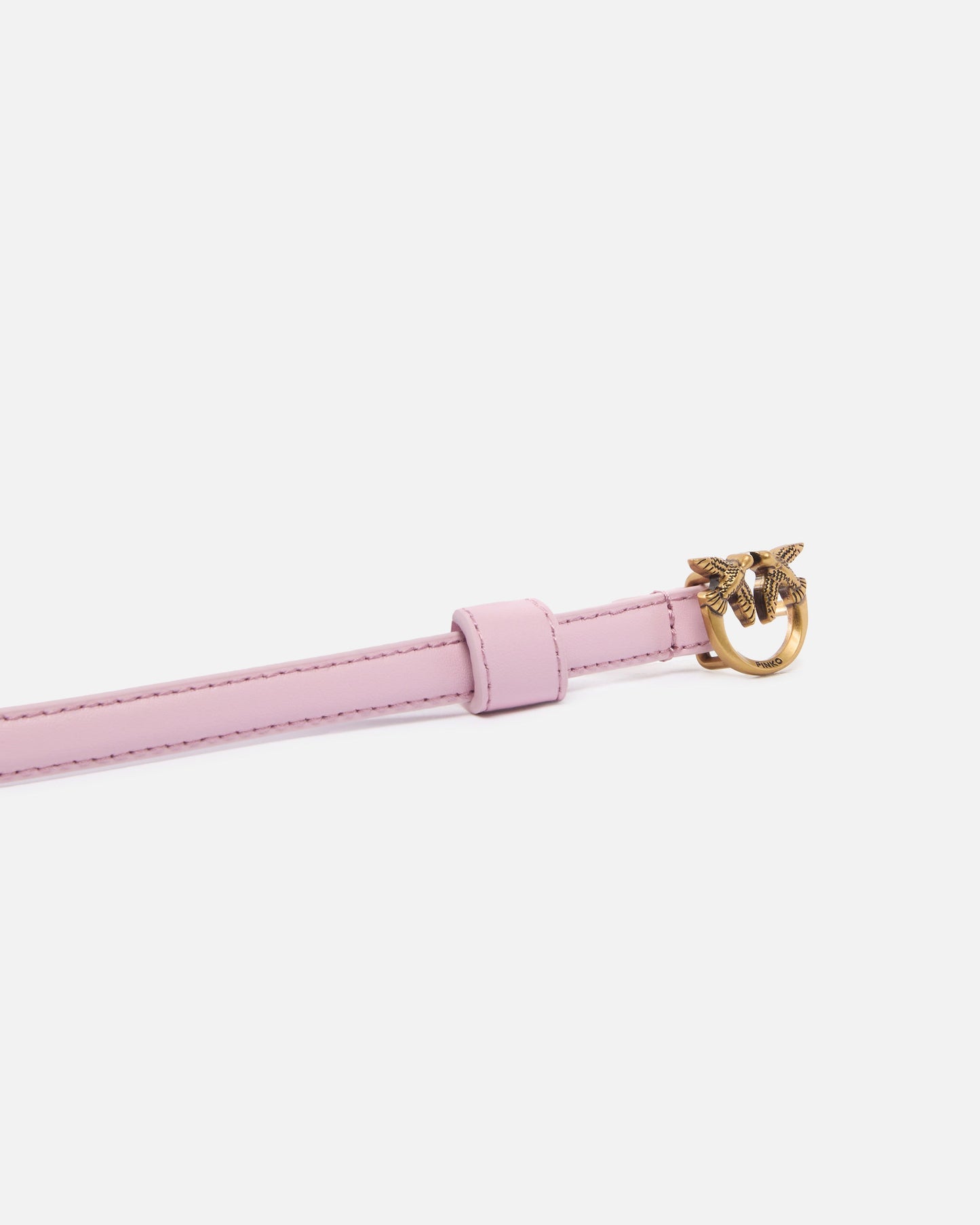 Thin belt with Love Birds buckle, 1cm