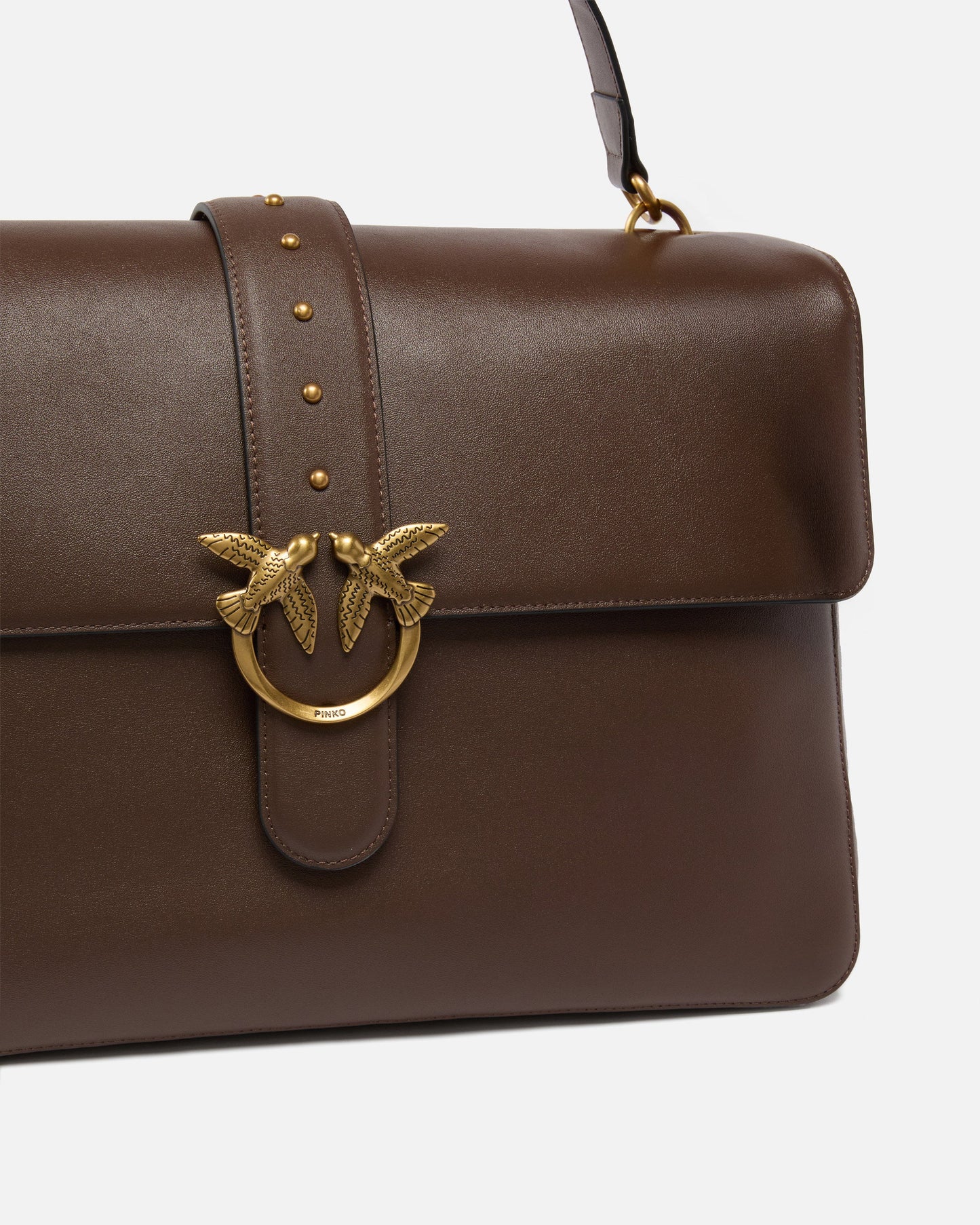 Leather maxi Love Bag Slouchy shoulder bag