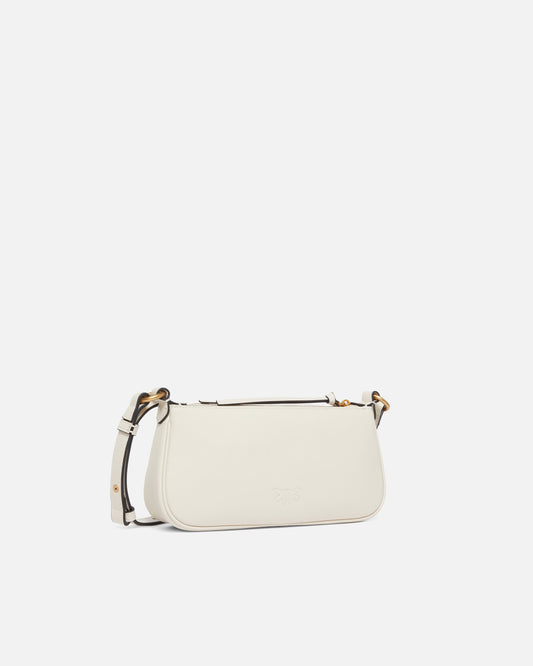 Leather Mini Half Moon crossbody bag