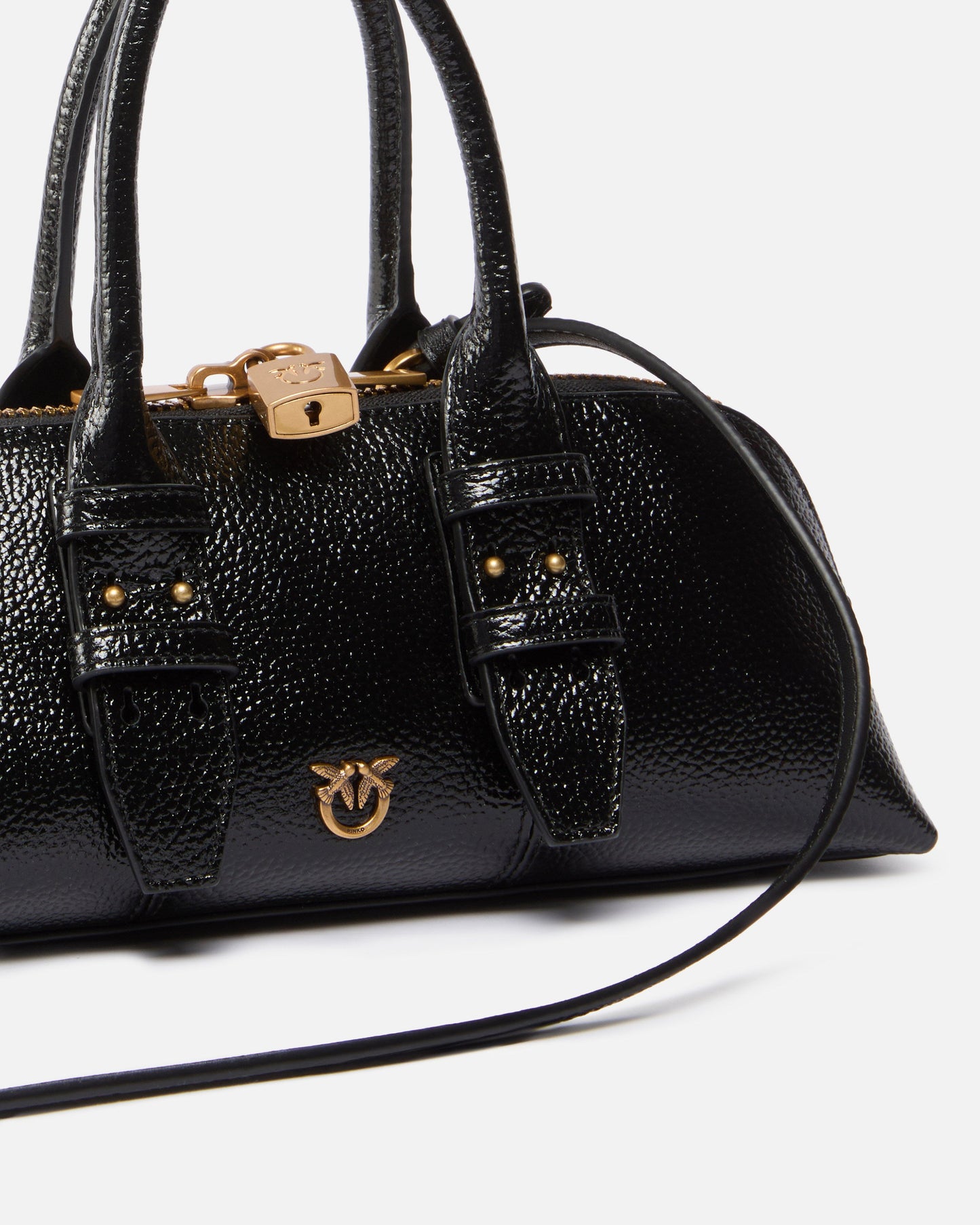 Escape Bag Horizontal small handbag in tumbled leather