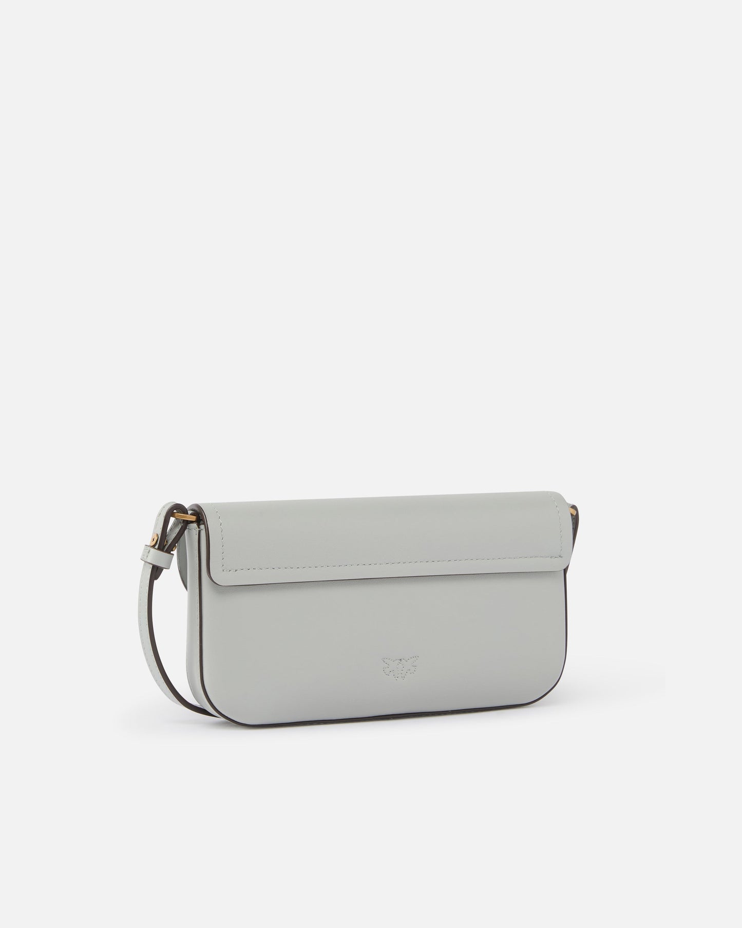 Saddle Flat medium shoulder bag in leather