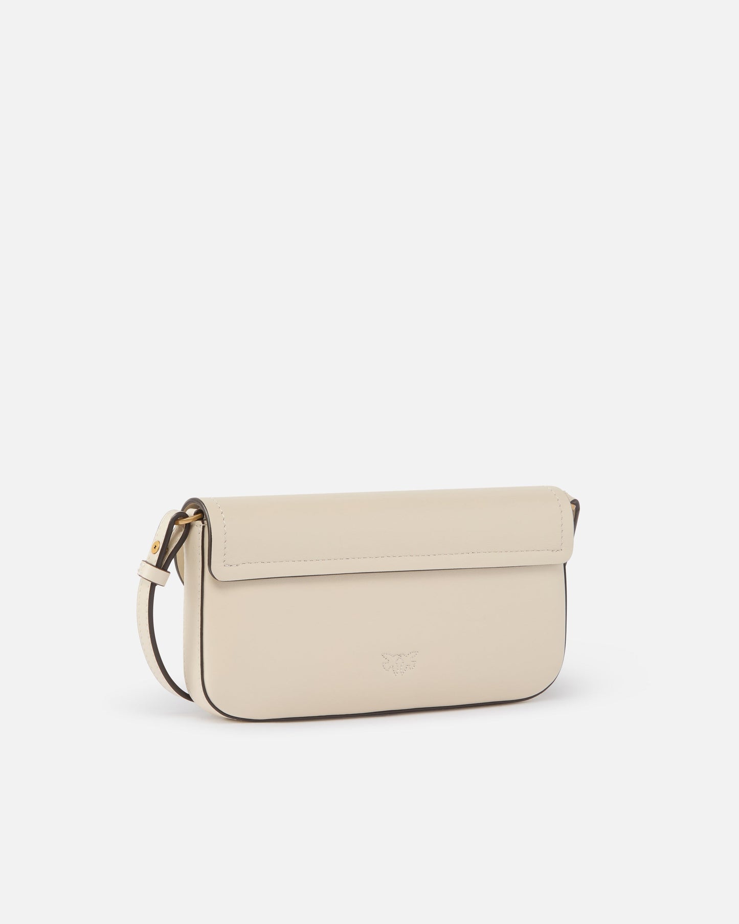Saddle Flat medium shoulder bag in leather