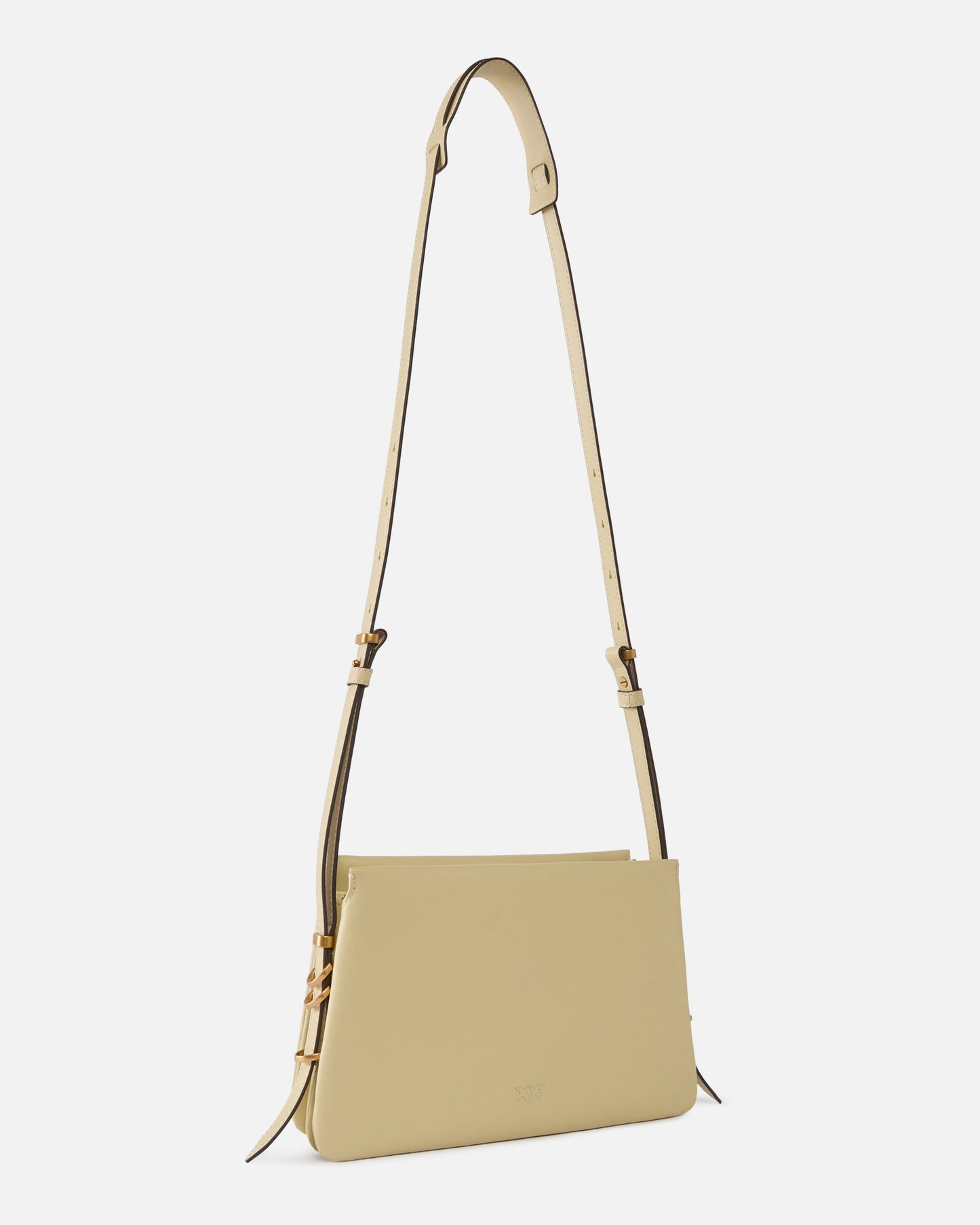Mini One, Two, Three Bag in leather with shoulder strap
