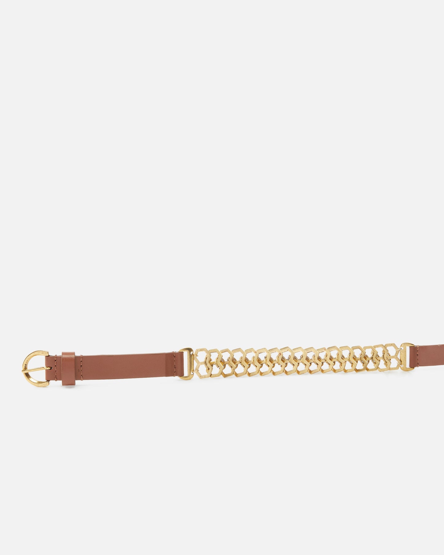 Belt with chain insert, 2 cm