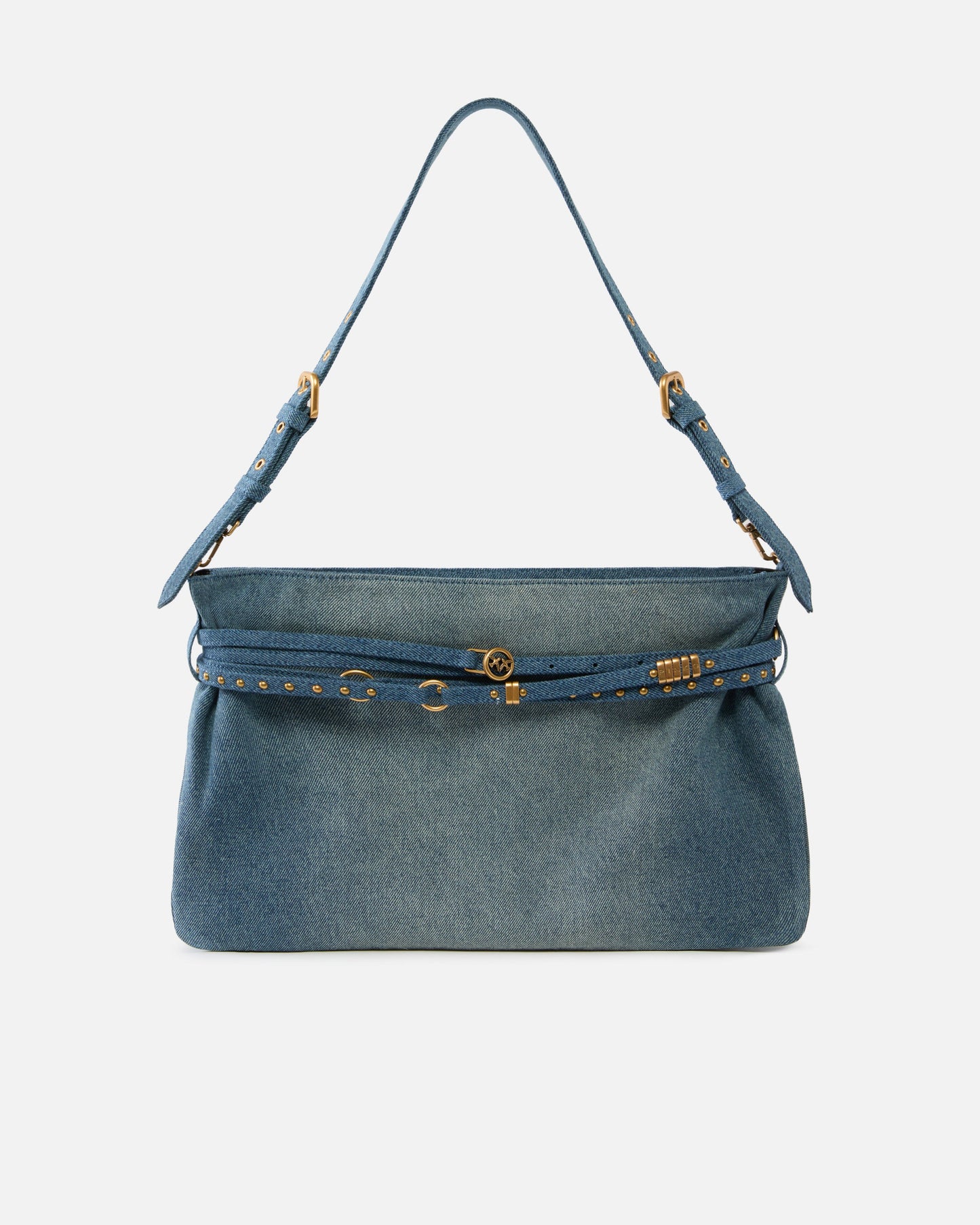 Belt Bag Big large shoulder bag in denim