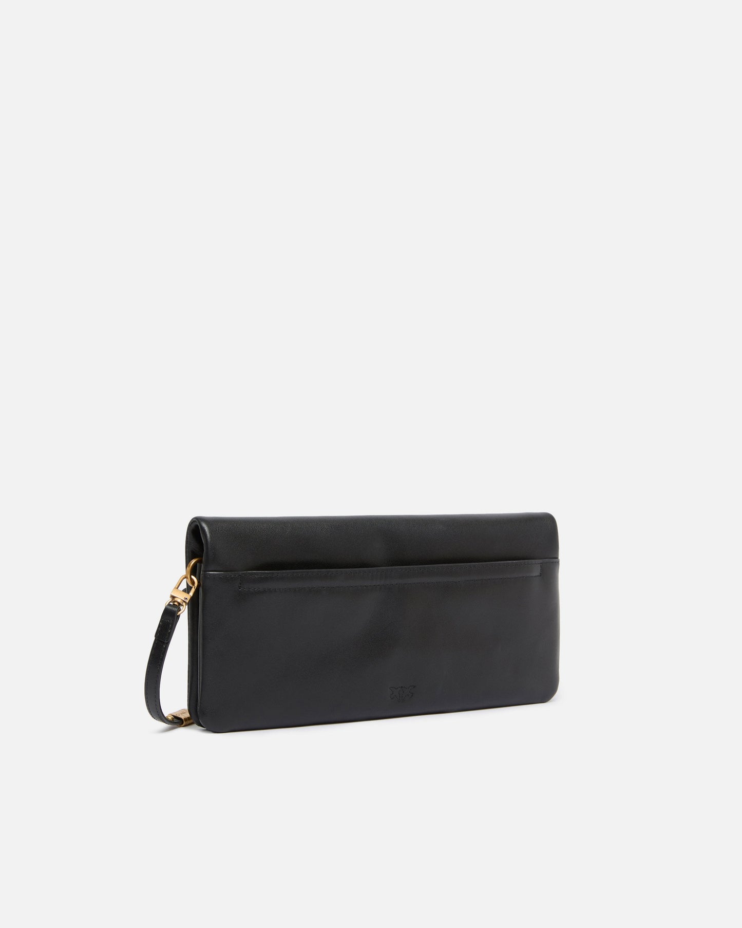 Love Bag Click Soft Horizontal medium crossbody clutch in leather