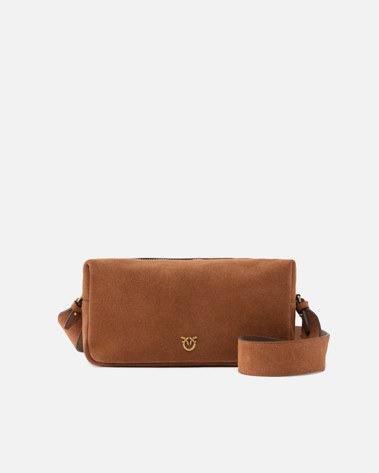 Horizontal Bag medium shoulder bag in suede