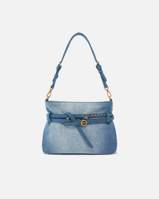 Belt Bag Mini small shoulder bag in denim