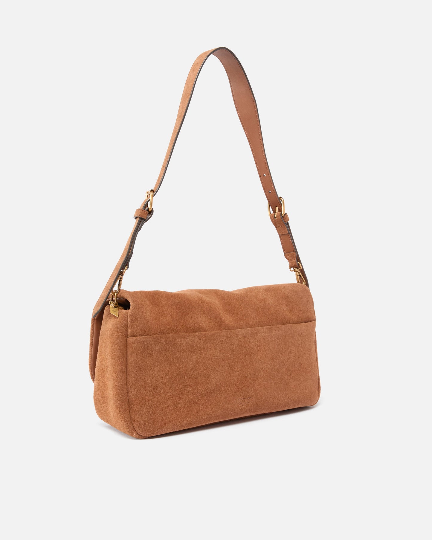 Love Bag Click Soft Horizontal Handle medium crossbody bag in suede