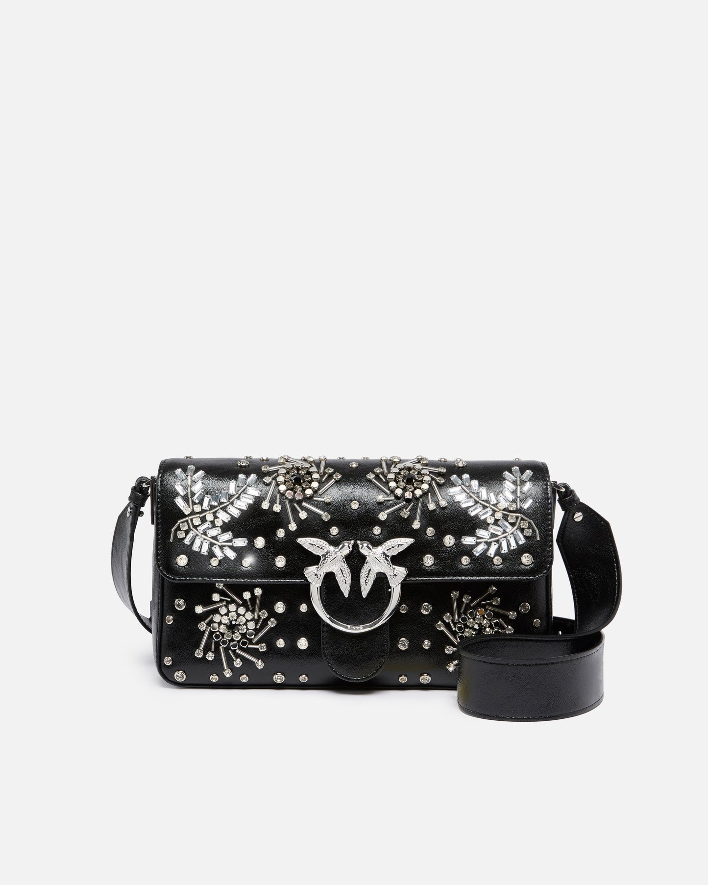 Love Bag Slouchy medium shoulder bag in leather-effect microfibre