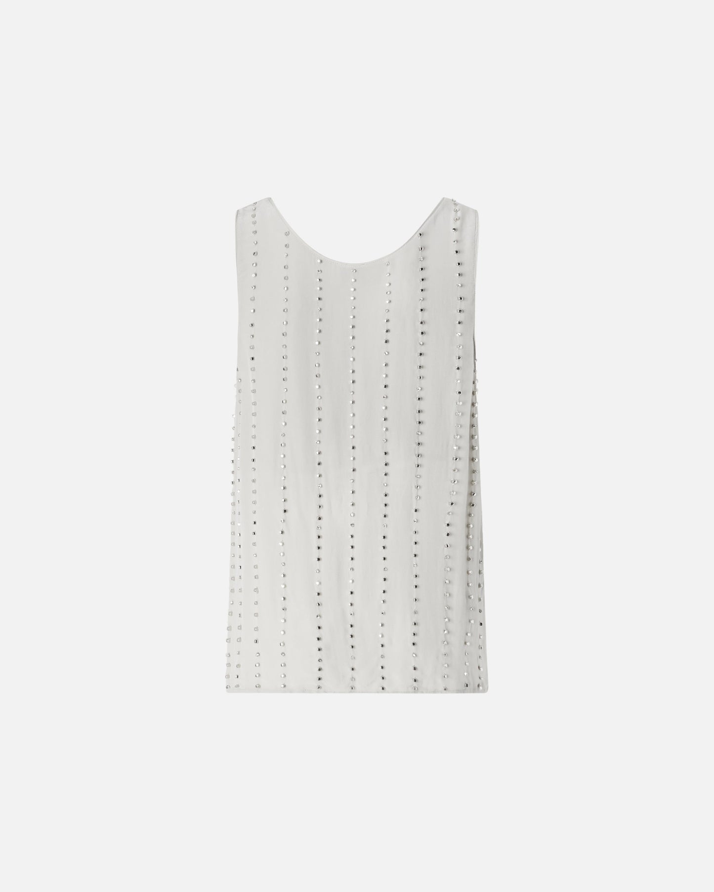 Vest top with jewel stripes